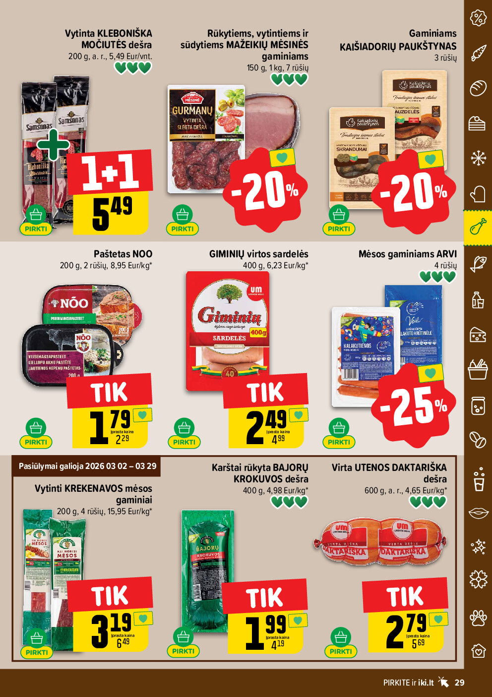 iki - IKI Kaininis leidinys Nr. 10 (2026-03-02 - 2026-03-08) - page: 29