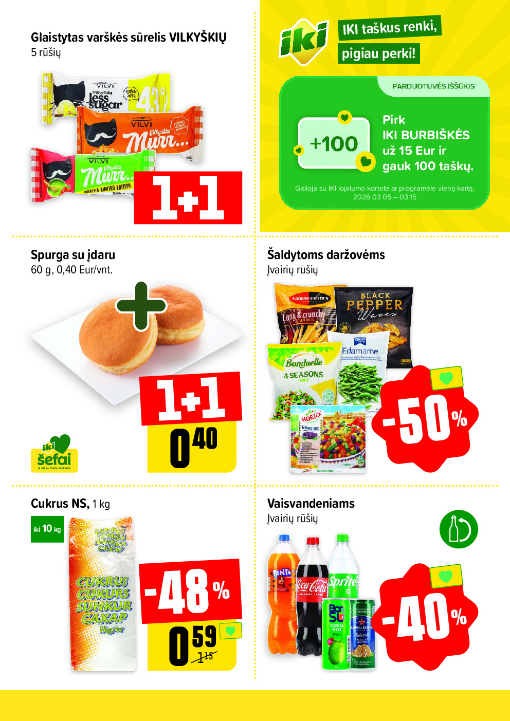 iki - Specialūs pasiūlymai IKI Burbiškių parduotuvės klientams (2026-03-05 - 2026-03-08) - page: 3