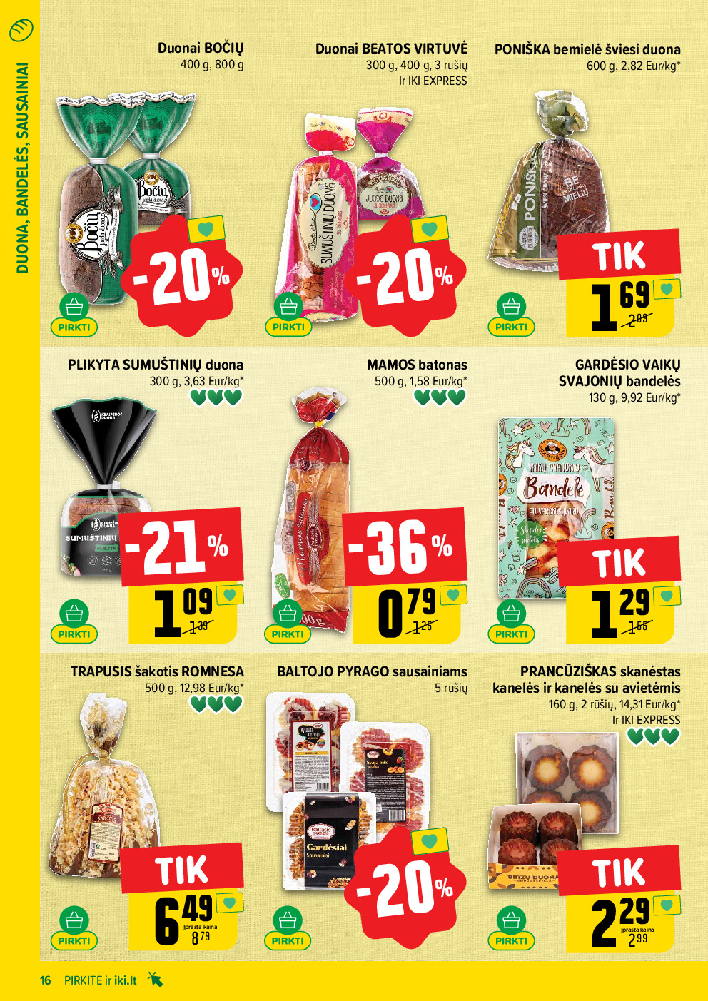 iki - IKI Kaininis leidinys Nr. 11 (2026-03-09 - 2026-03-15) - page: 16