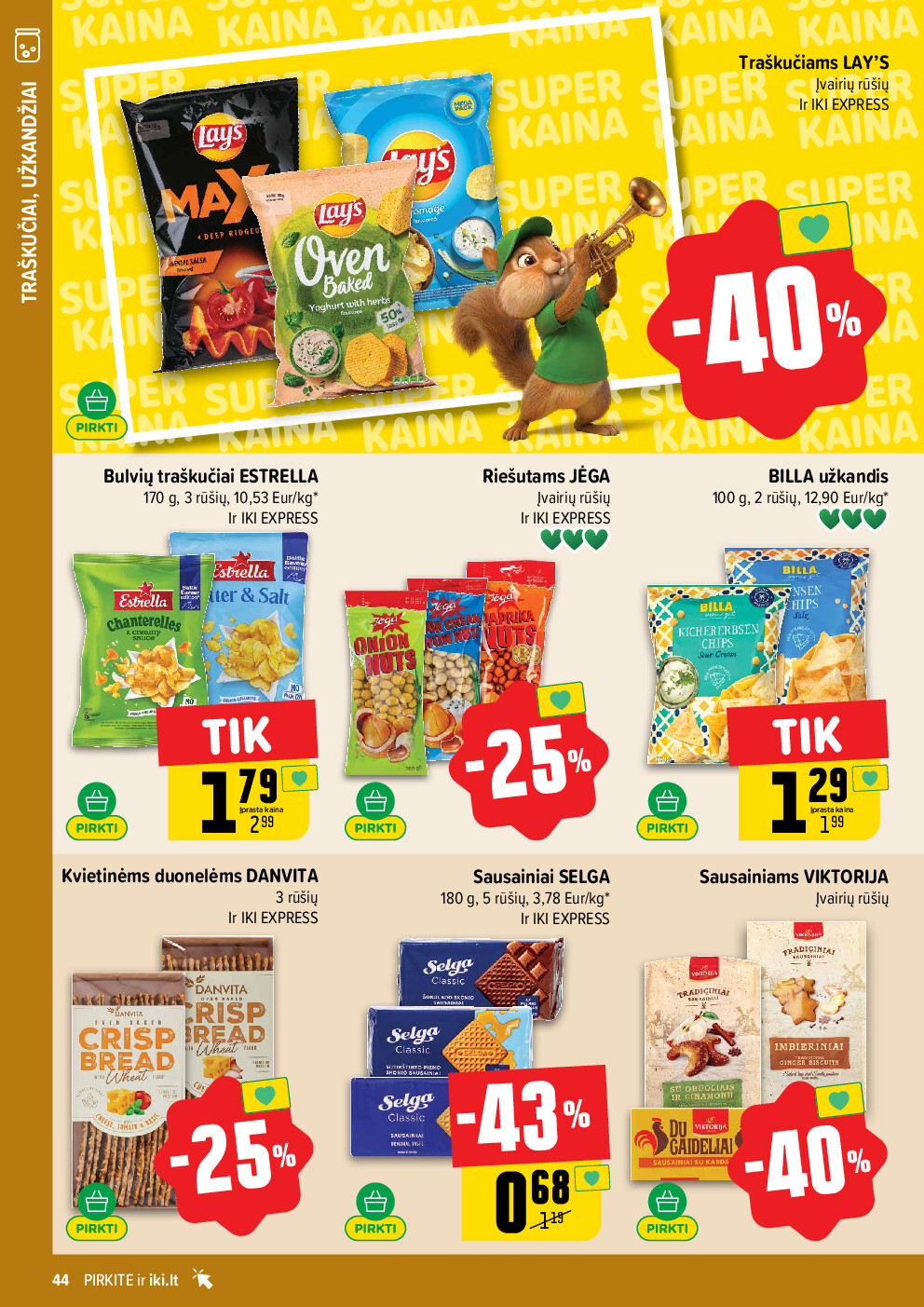 iki - IKI Kaininis leidinys Nr. 11 (2026-03-09 - 2026-03-15) - page: 44