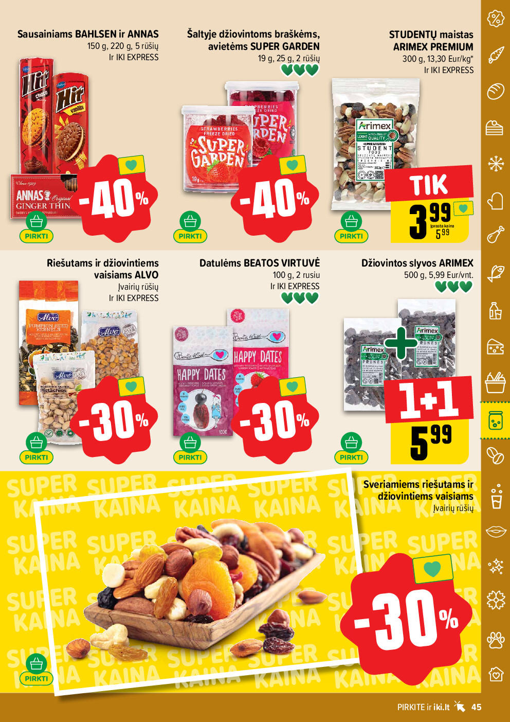 iki - IKI Kaininis leidinys Nr. 11 (2026-03-09 - 2026-03-15) - page: 45