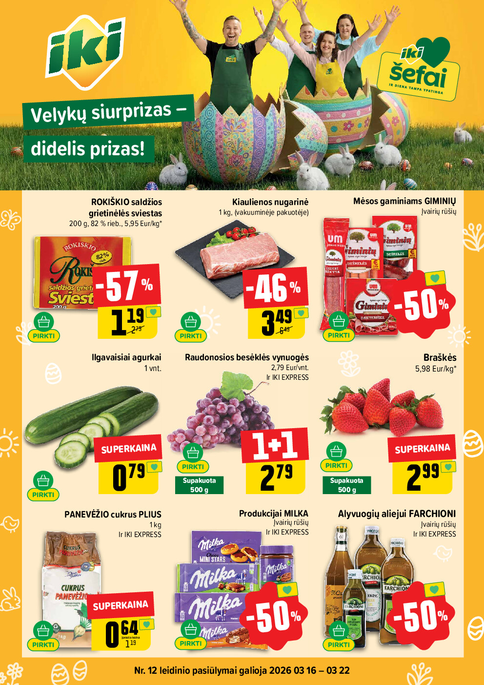 iki - IKI Kaininis leidinys Nr. 12 (2026-03-16 - 2026-03-22) - page: 1