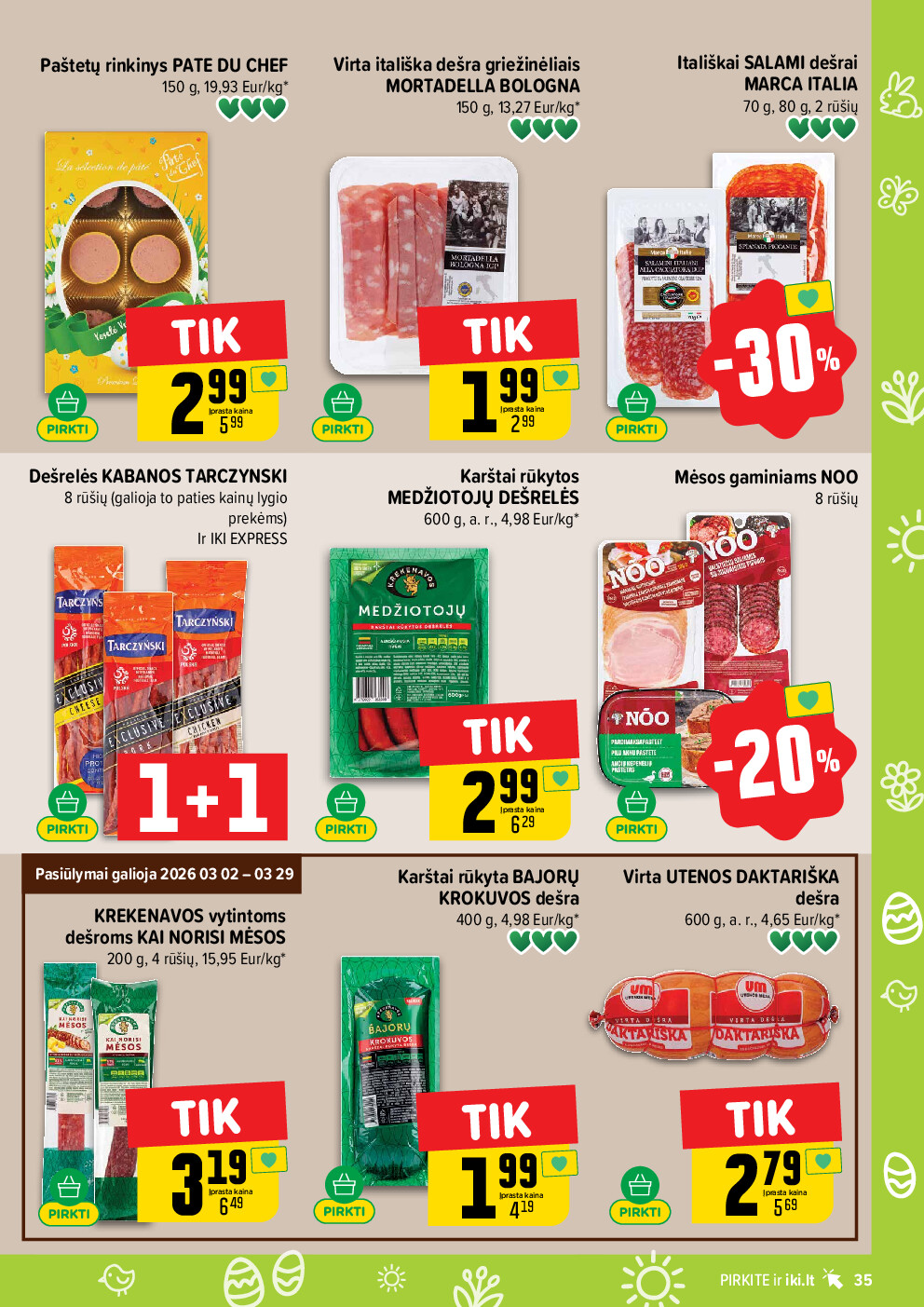 iki - IKI Kaininis leidinys Nr. 12 (2026-03-16 - 2026-03-22) - page: 35