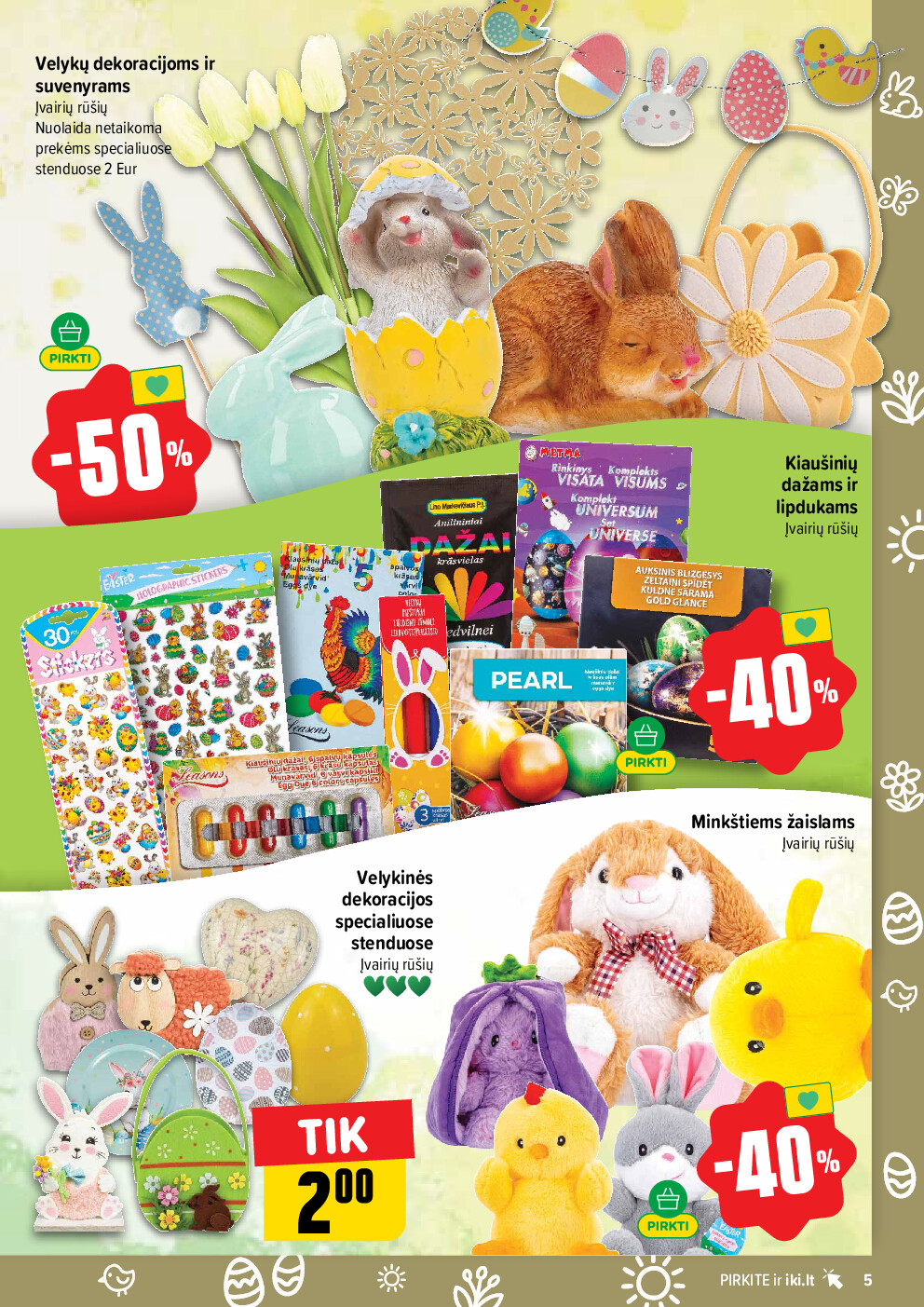 iki - IKI Kaininis leidinys Nr. 12 (2026-03-16 - 2026-03-22) - page: 5