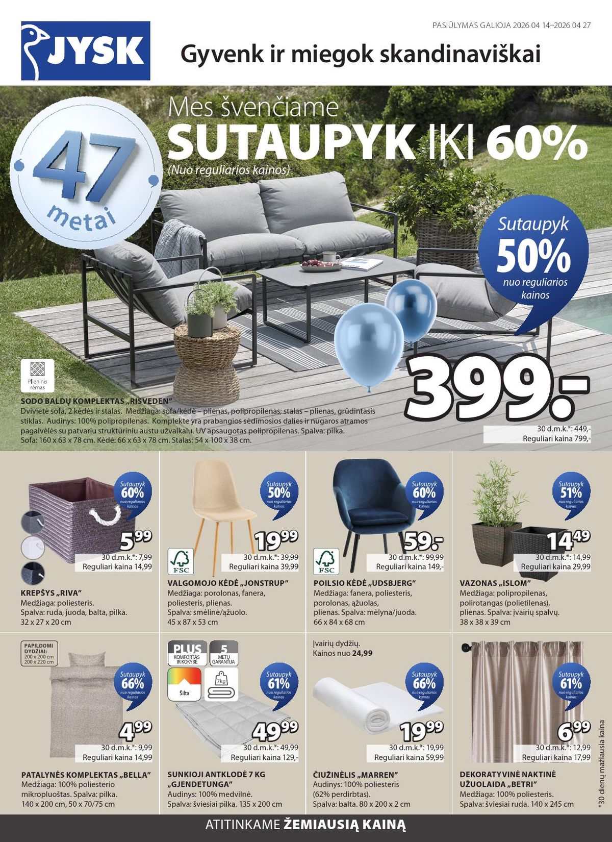 jysk - JYSK (2026 04 14 - 2026 04 27) - page: 1