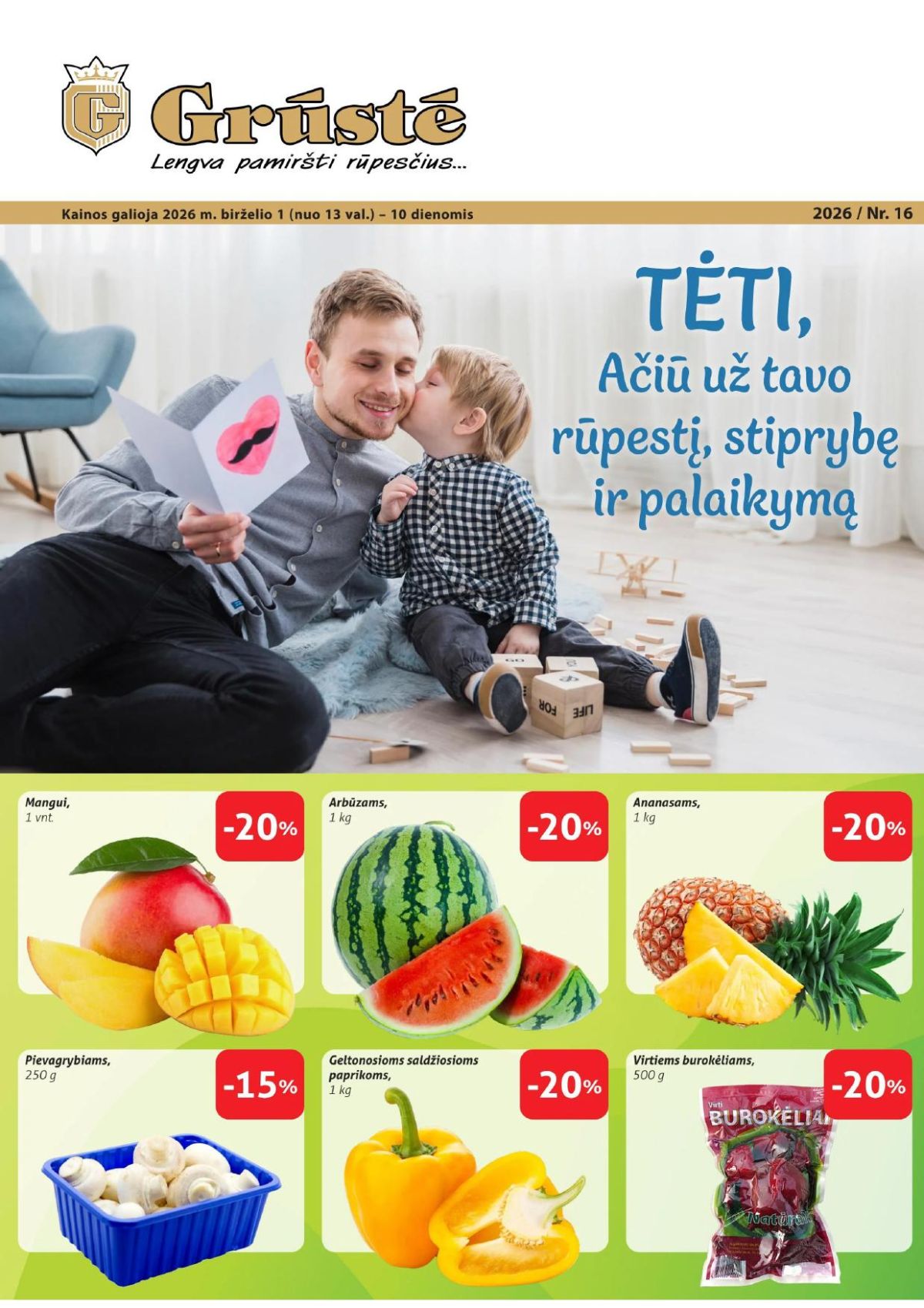gruste - GRŪSTĖ - Leidinys Nr.16 (2026 06 01 - 2026 06 10) - page: 1