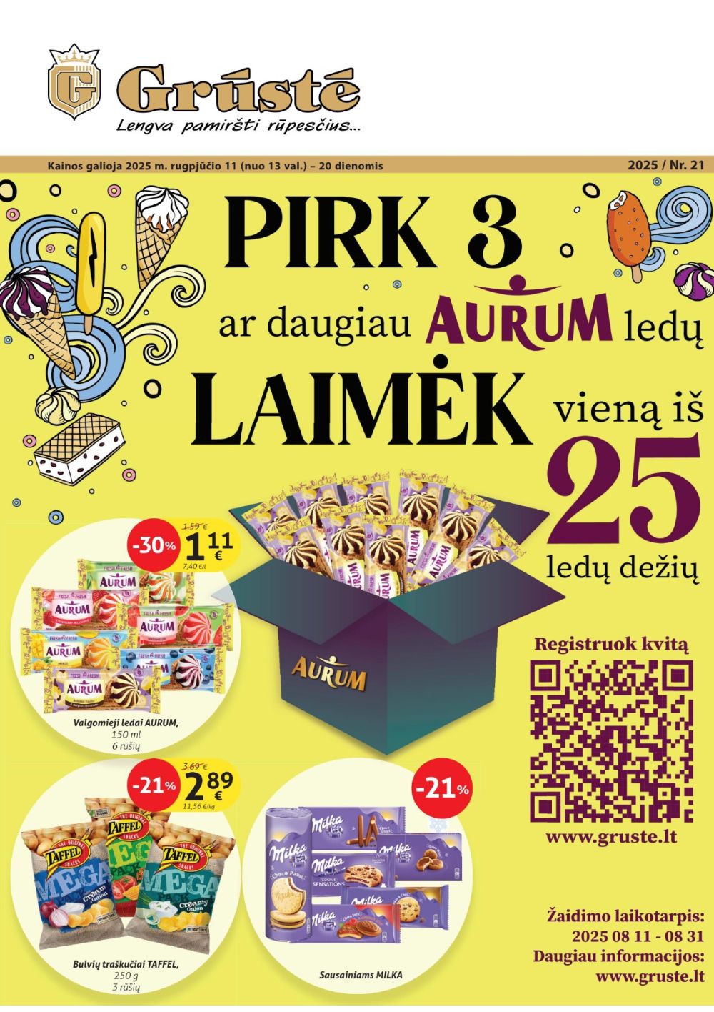 gruste - GRŪSTĖ - Leidinys Nr.21 (2025 08 11 - 2025 08 20)