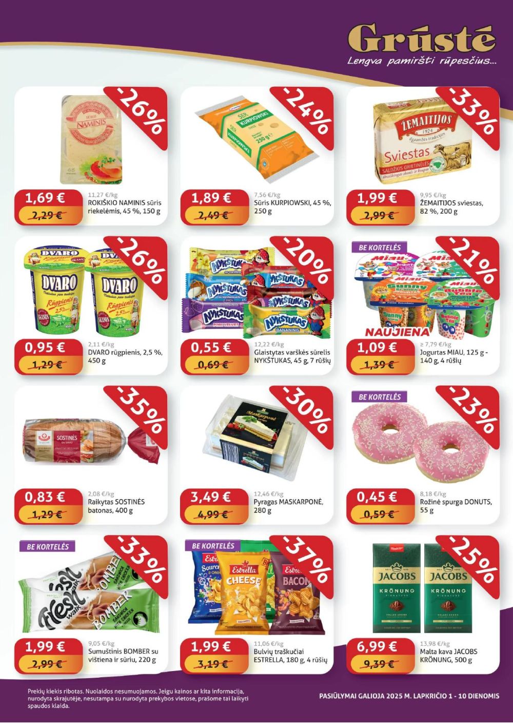 gruste - GRŪSTĖ - Ko gero pigiau nerasi (2025 11 01 - 2025 11 10) - page: 3