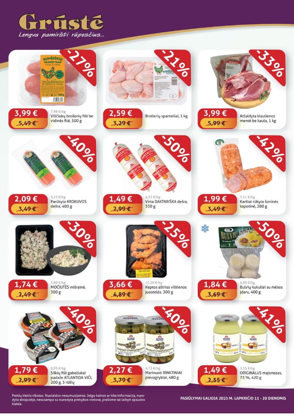 gruste - GRŪSTĖ - Ko gero pigiau nerasi (2025 11 11 - 2025 11 20) - page: 2