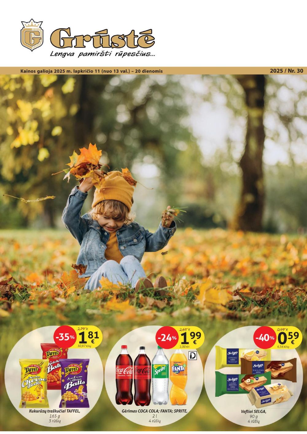 gruste - GRŪSTĖ - Leidinys Nr.30 (2025 11 11 - 2025 11 20) - page: 1