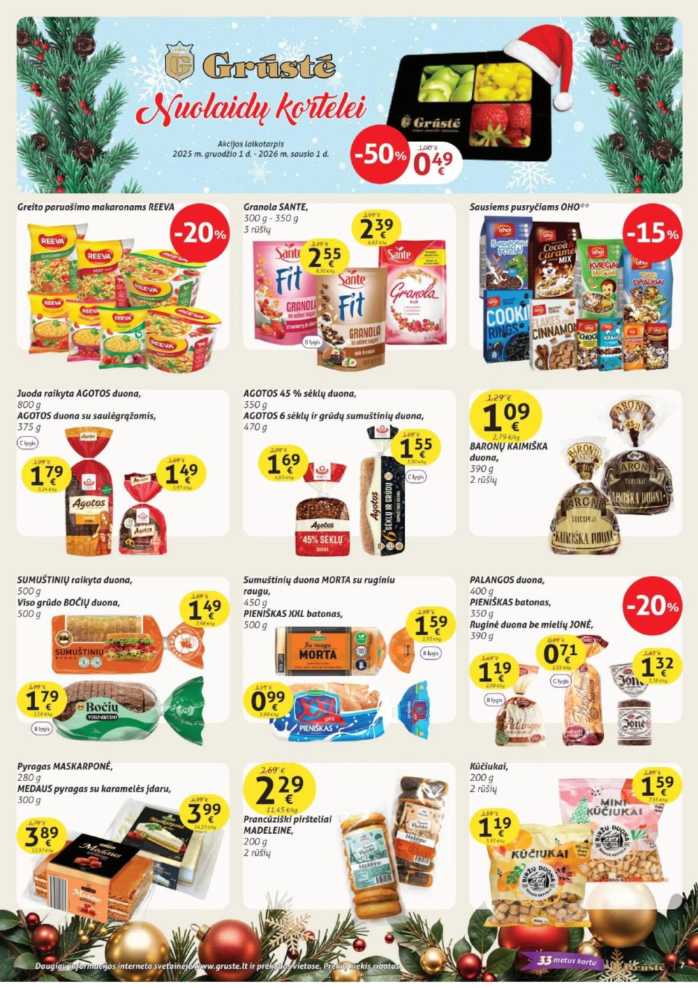 gruste - GRŪSTĖ - Leidinys Nr.32 (2025 12 01 - 2025 12 10) - page: 7