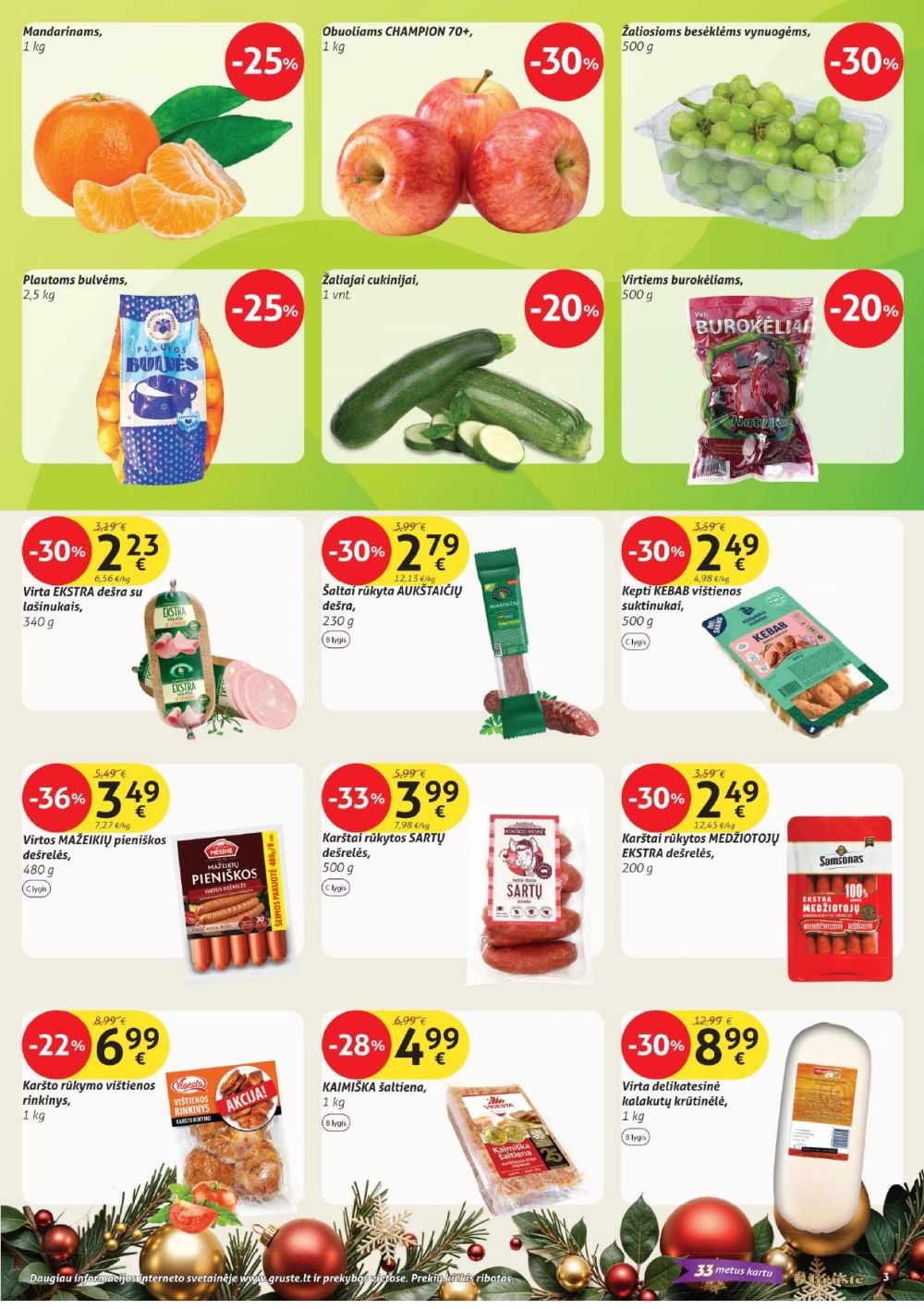 gruste - GRŪSTĖ - Leidinys Nr.33 (2025 12 11 - 2025 12 20) - page: 3