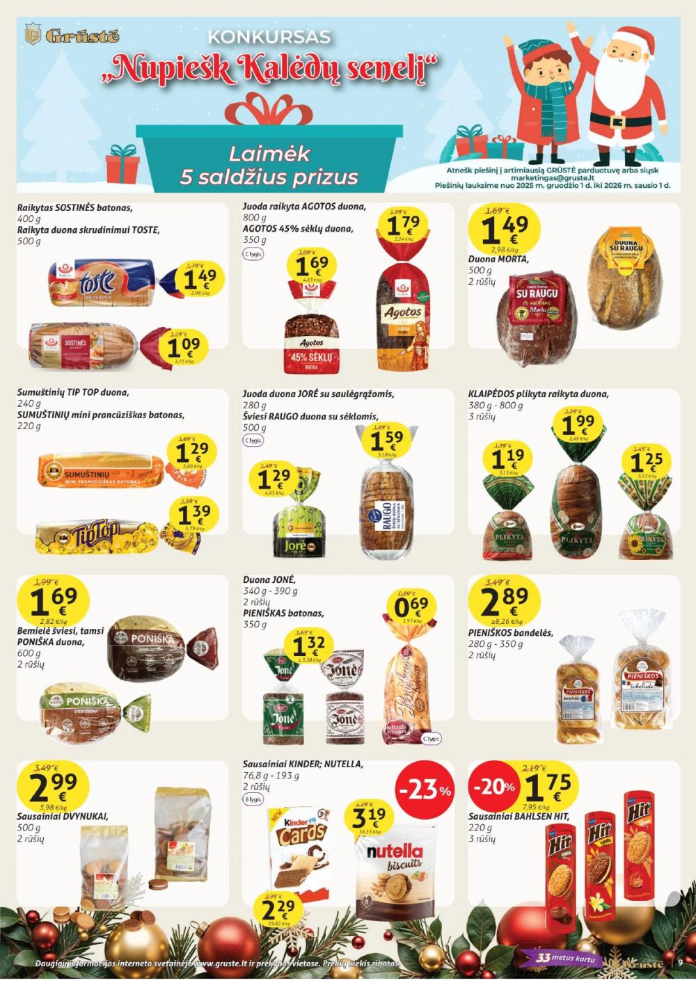 gruste - GRŪSTĖ - Leidinys Nr.34 (2025 12 21 - 2026 01 01) - page: 9