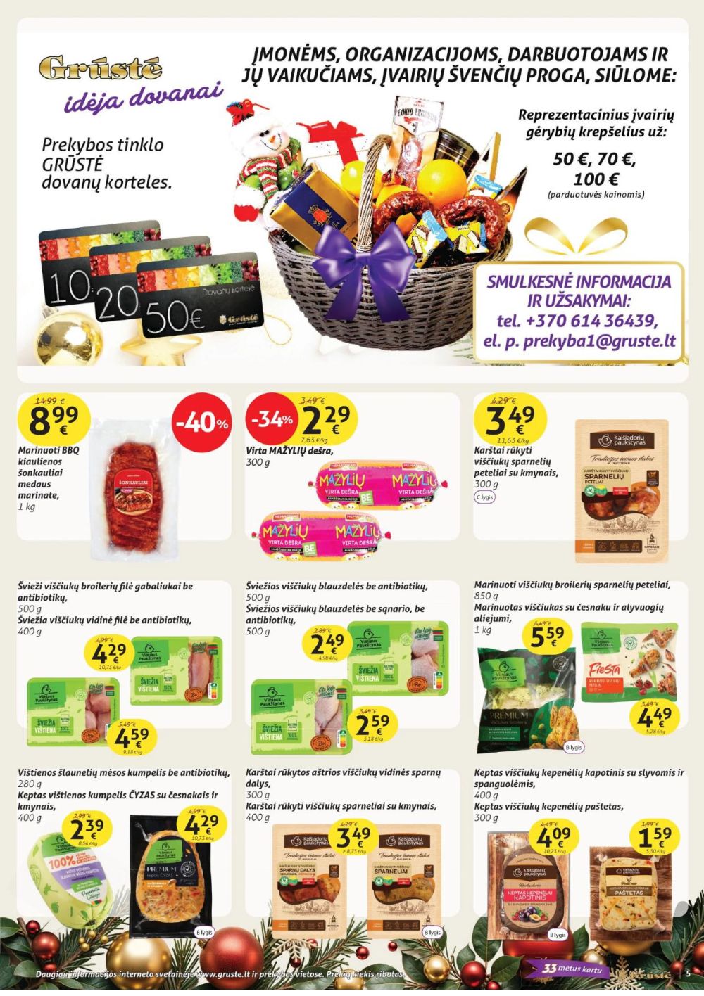 gruste - GRŪSTĖ - Leidinys Nr.34 (2025 12 21 - 2026 01 01) - page: 5