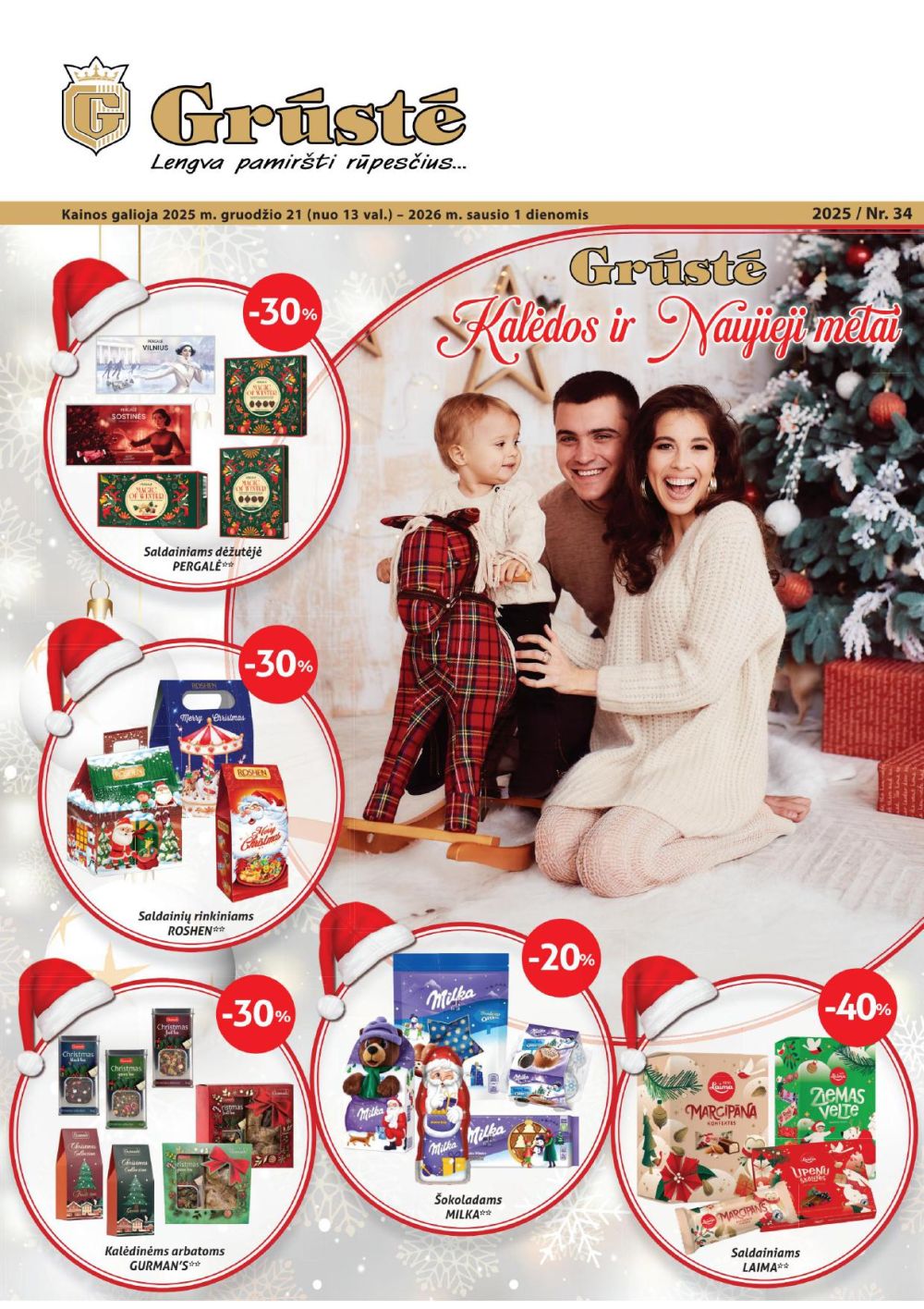 gruste - GRŪSTĖ - Leidinys Nr.34 (2025 12 21 - 2026 01 01) - page: 1