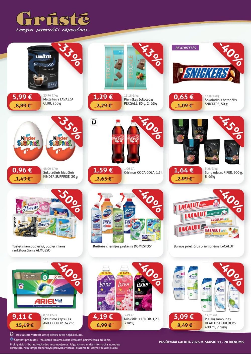 gruste - GRŪSTĖ - Ko gero pigiau nerasi (2026 01 11 - 2026 01 20) - page: 4