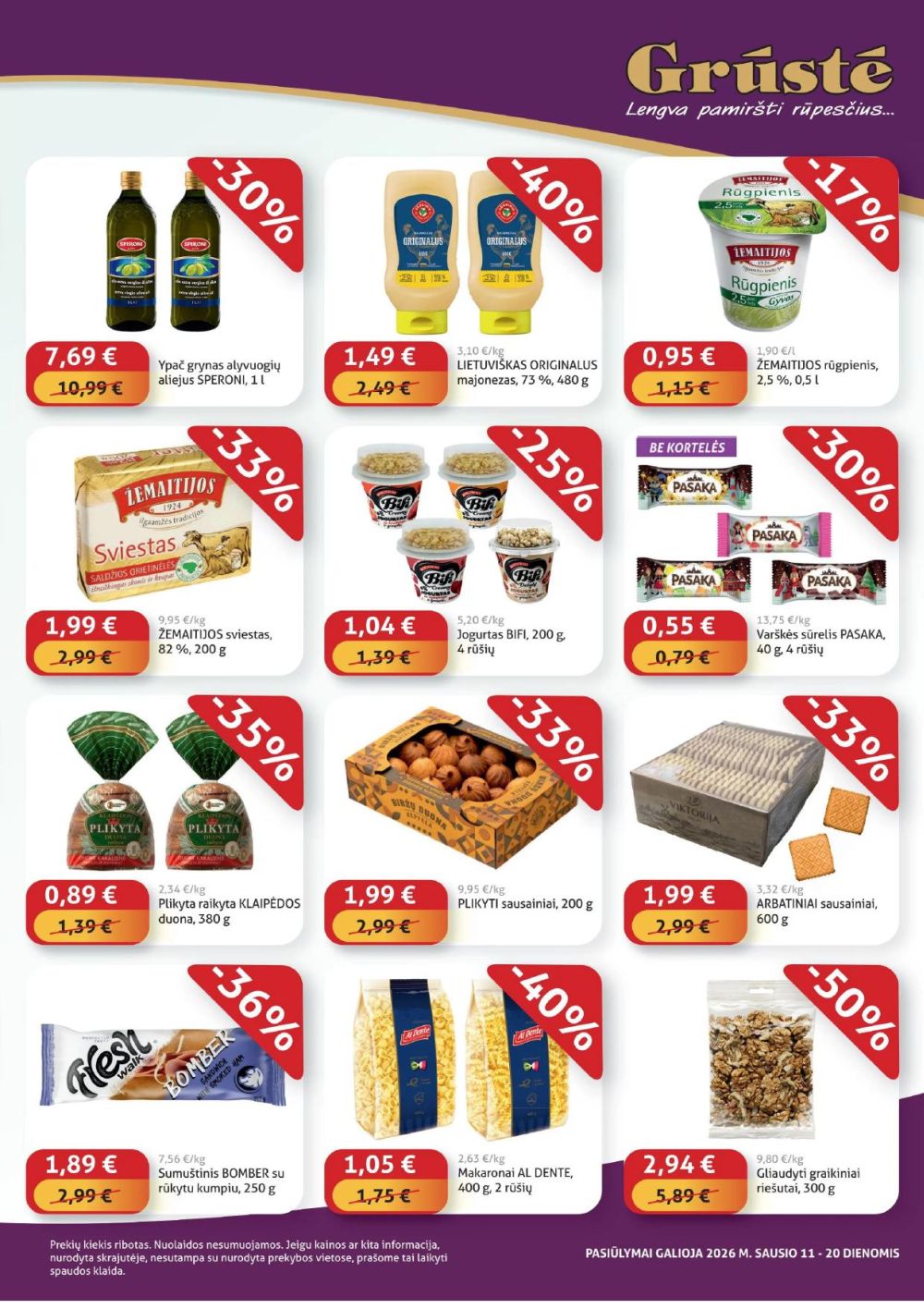 gruste - GRŪSTĖ - Ko gero pigiau nerasi (2026 01 11 - 2026 01 20) - page: 3