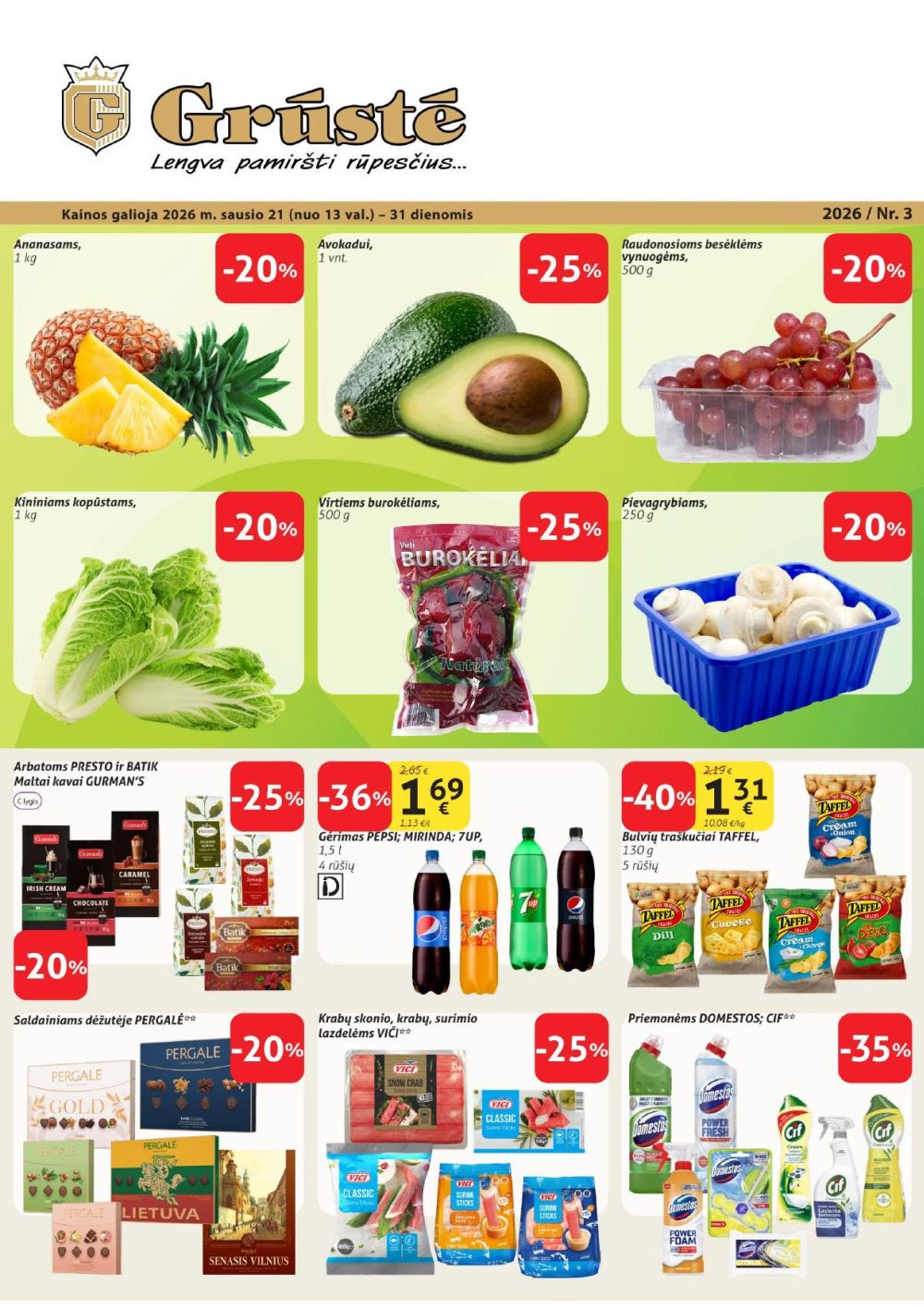 gruste - GRŪSTĖ - Leidinys Nr.3 (2026 01 21 - 2026 01 31)