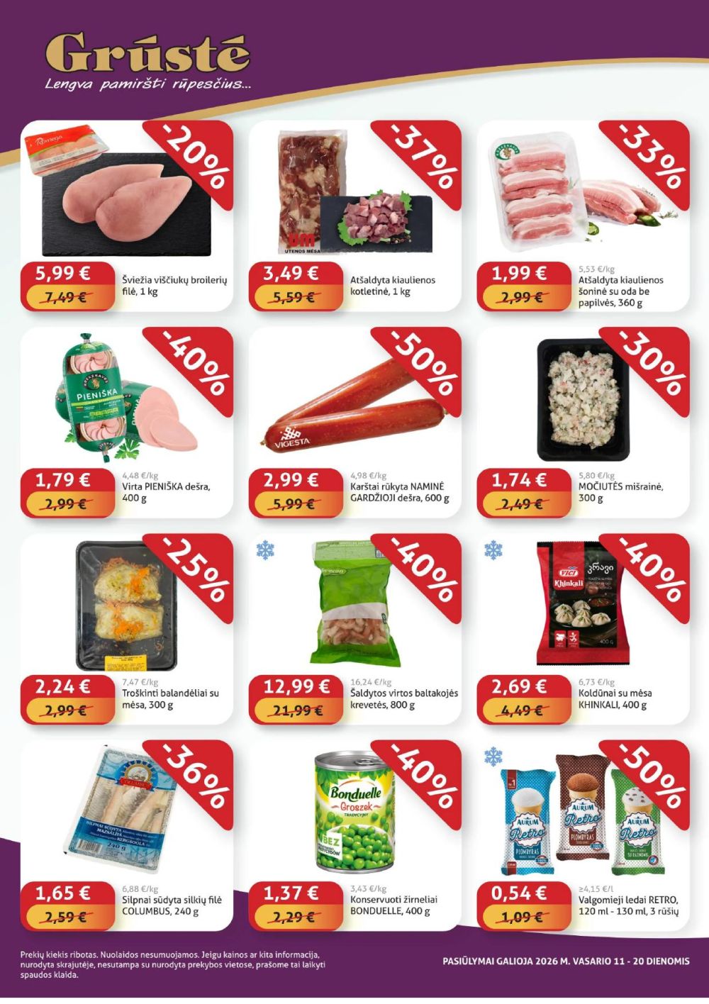 gruste - GRŪSTĖ - Ko gero pigiau nerasi (2026 02 11 - 2026 02 20) - page: 2