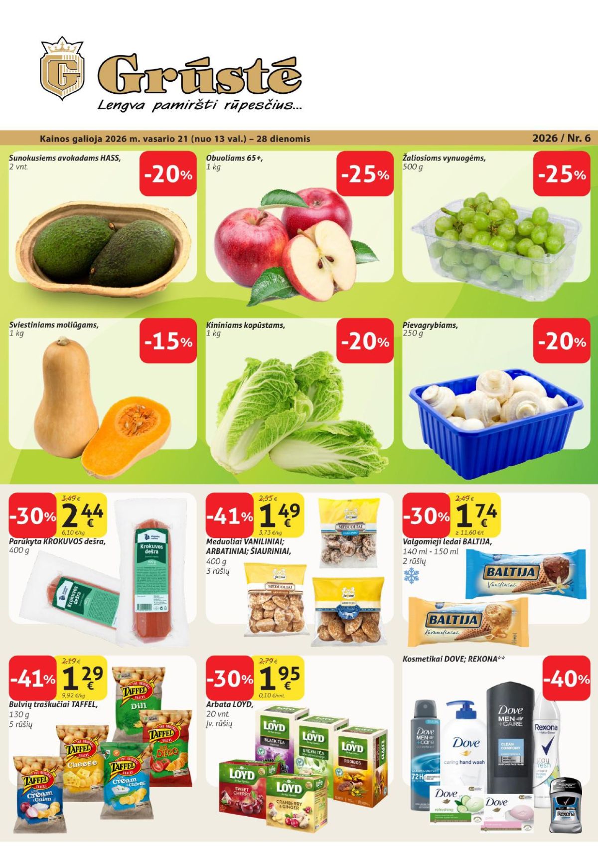 gruste - GRŪSTĖ - Leidinys Nr.6 (2026 02 21 - 2026 02 28) - page: 1