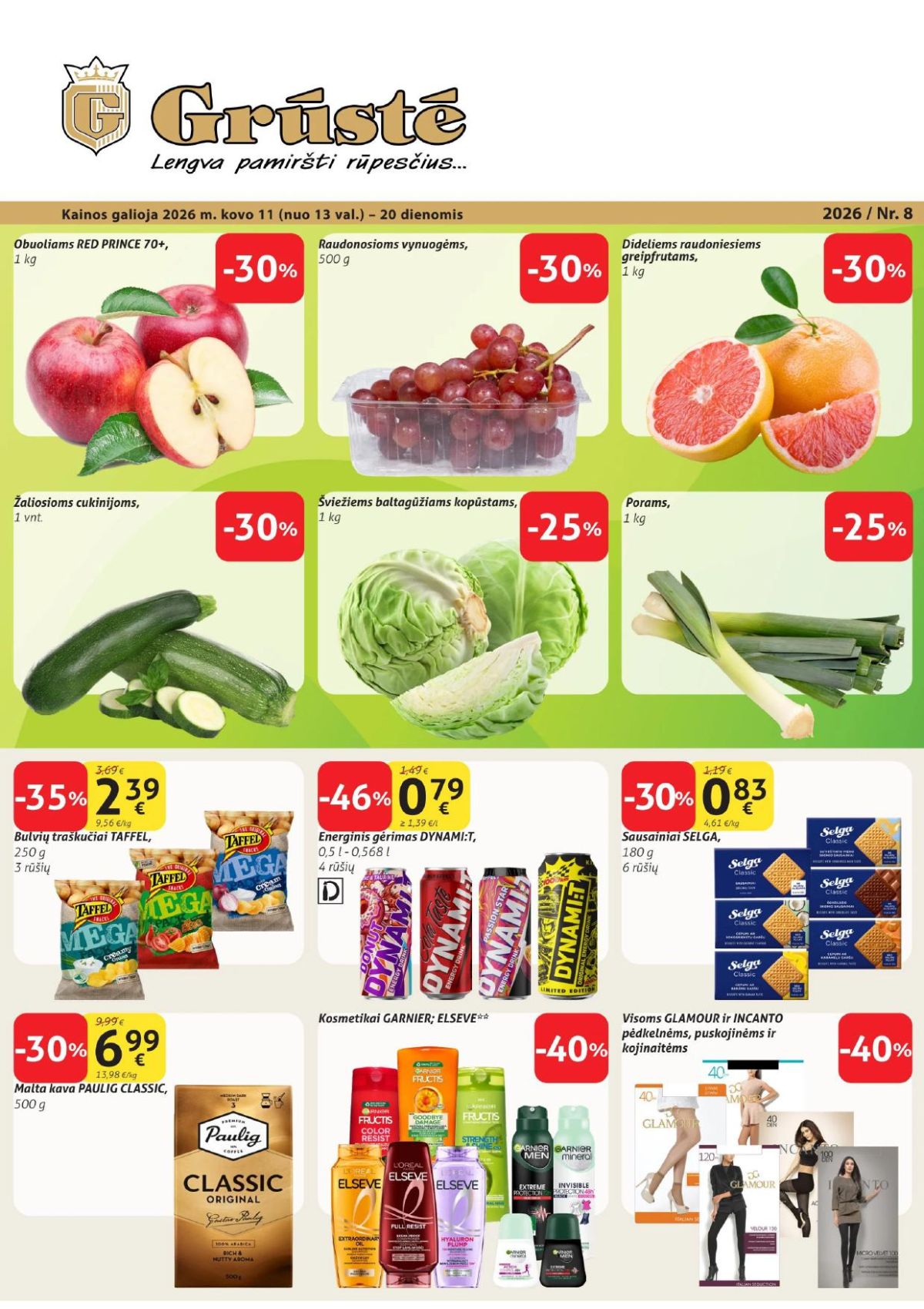 gruste - GRŪSTĖ - Leidinys Nr.8 (2026 03 11 - 2026 03 20)