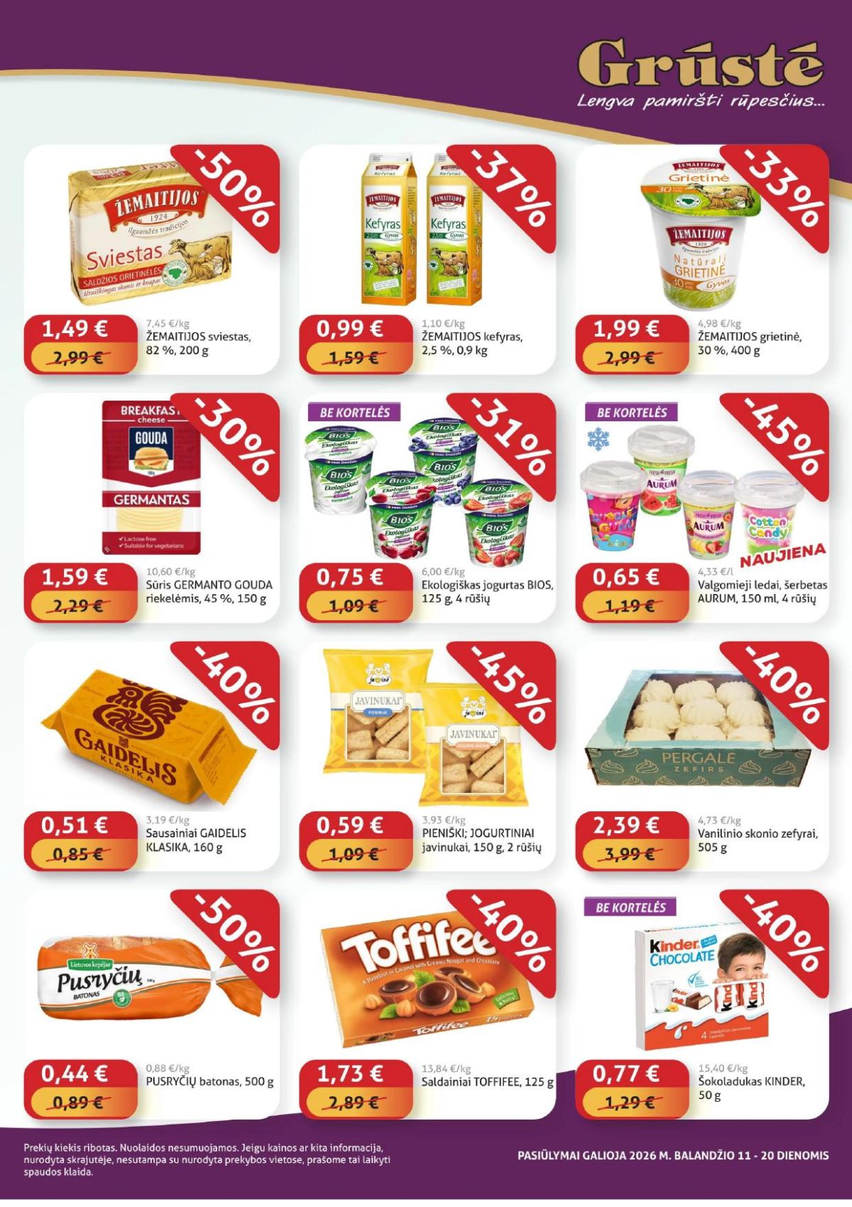 gruste - GRŪSTĖ - Ko gero pigiau nerasi (2026 04 11 - 2026 04 20) - page: 2