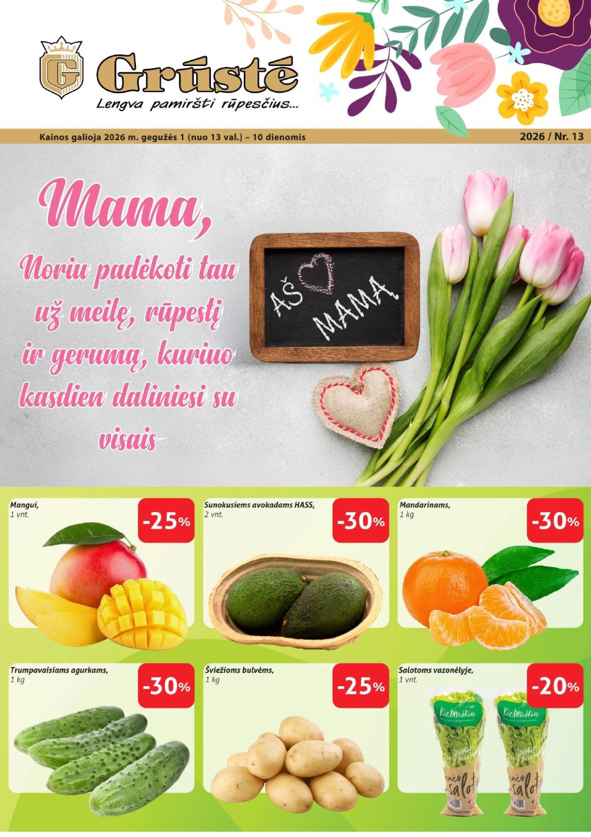 gruste - GRŪSTĖ - Leidinys Nr.13 (2026 05 01 - 2026 05 10)