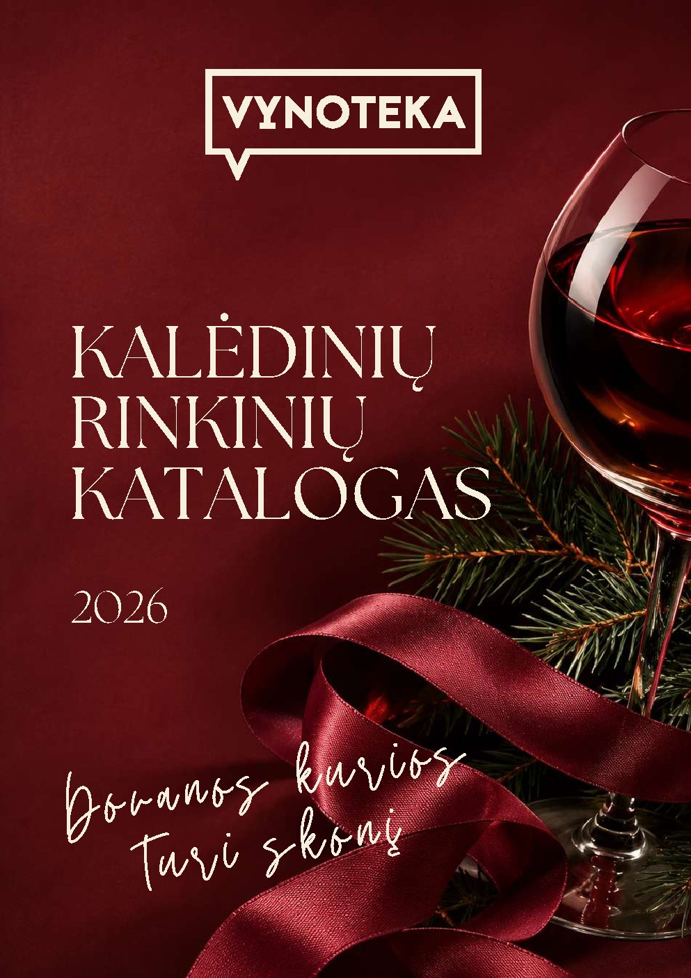 vynoteka - Kalėdinių rinkinių katalogas 2026 - page: 1