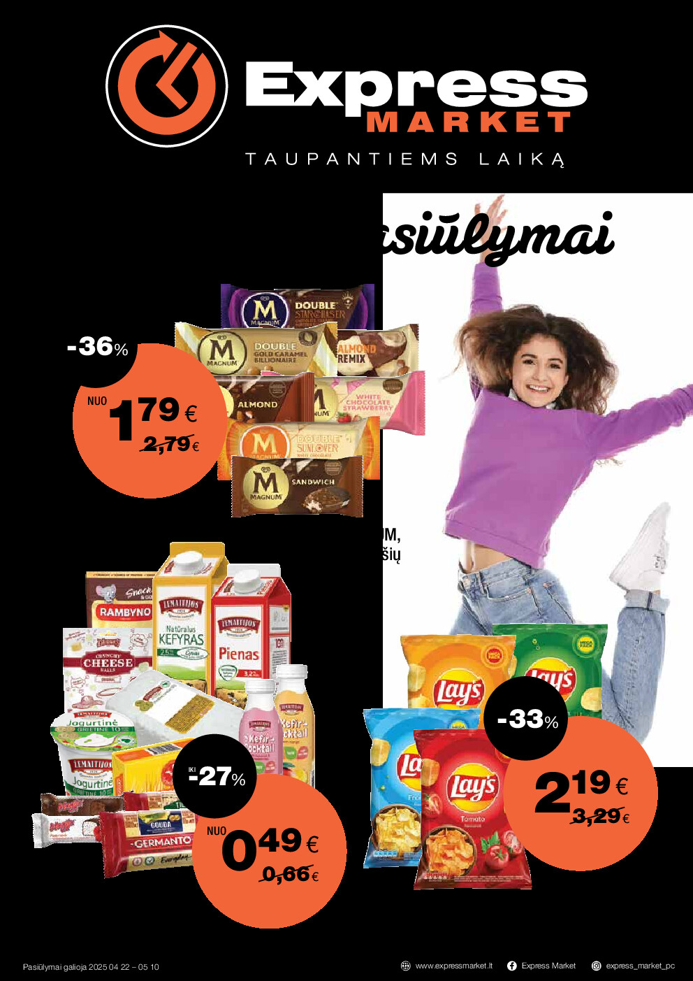 express - Akcijų leidinys (2025-04-22 - 2025-05-10)