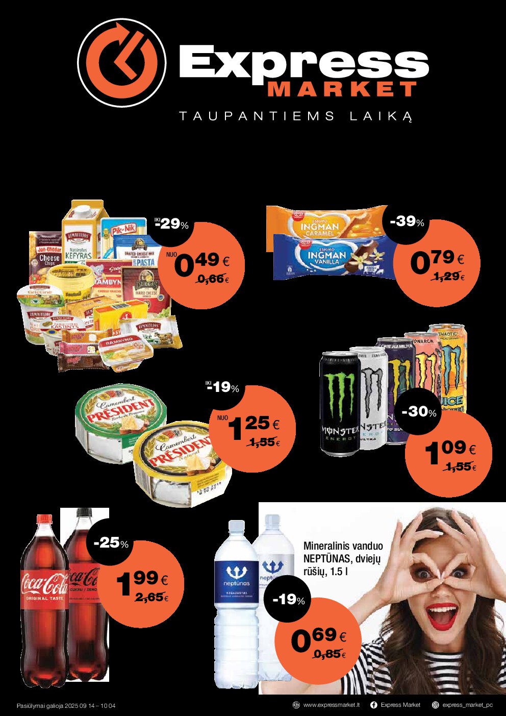 express - Akcijų leidinys (2025-09-14 - 2025-10-04) - page: 1