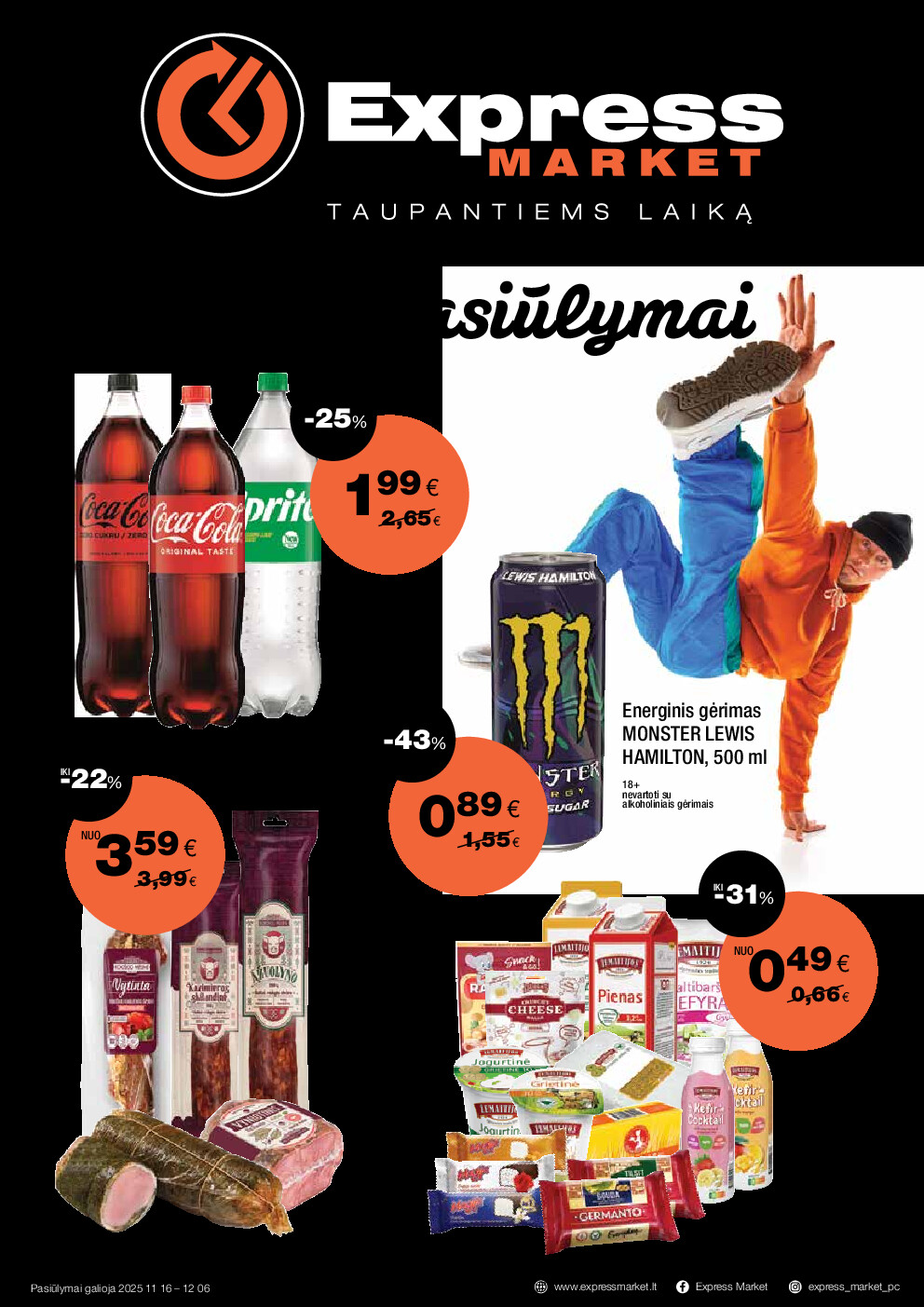 express - Akcijų leidinys (2025-11-16 - 2025-12-06) - page: 1