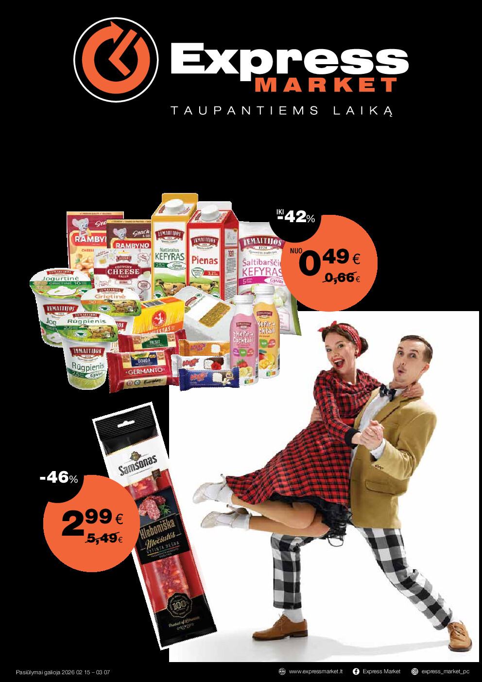 express - Akcijų leidinys (2026-02-15 - 2026-03-07) - page: 1