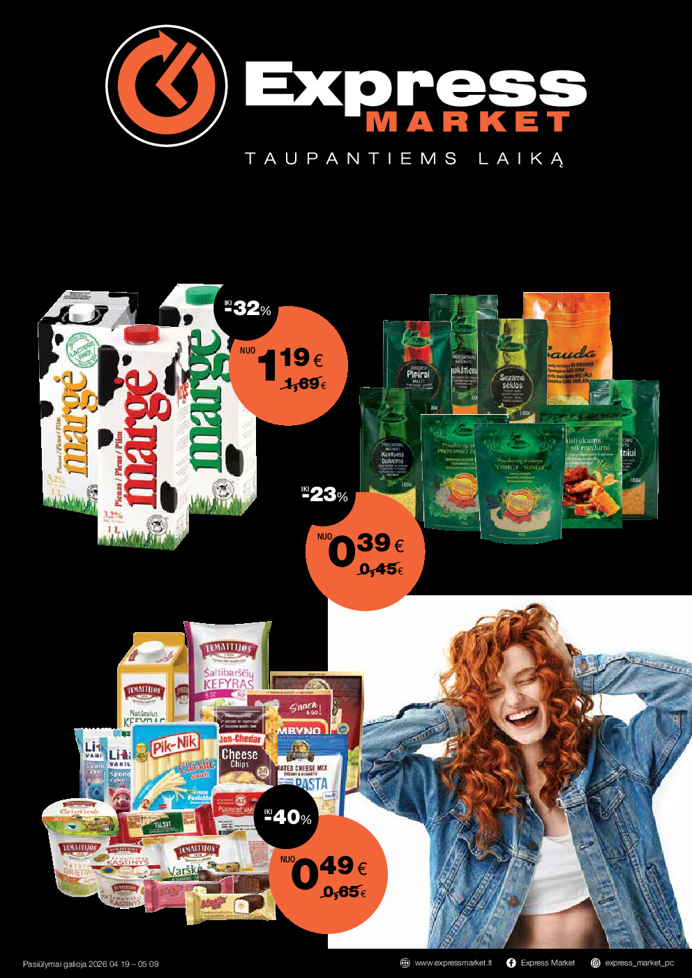 express - Akcijų leidinys (2026-04-19 - 2026-05-09) - page: 1