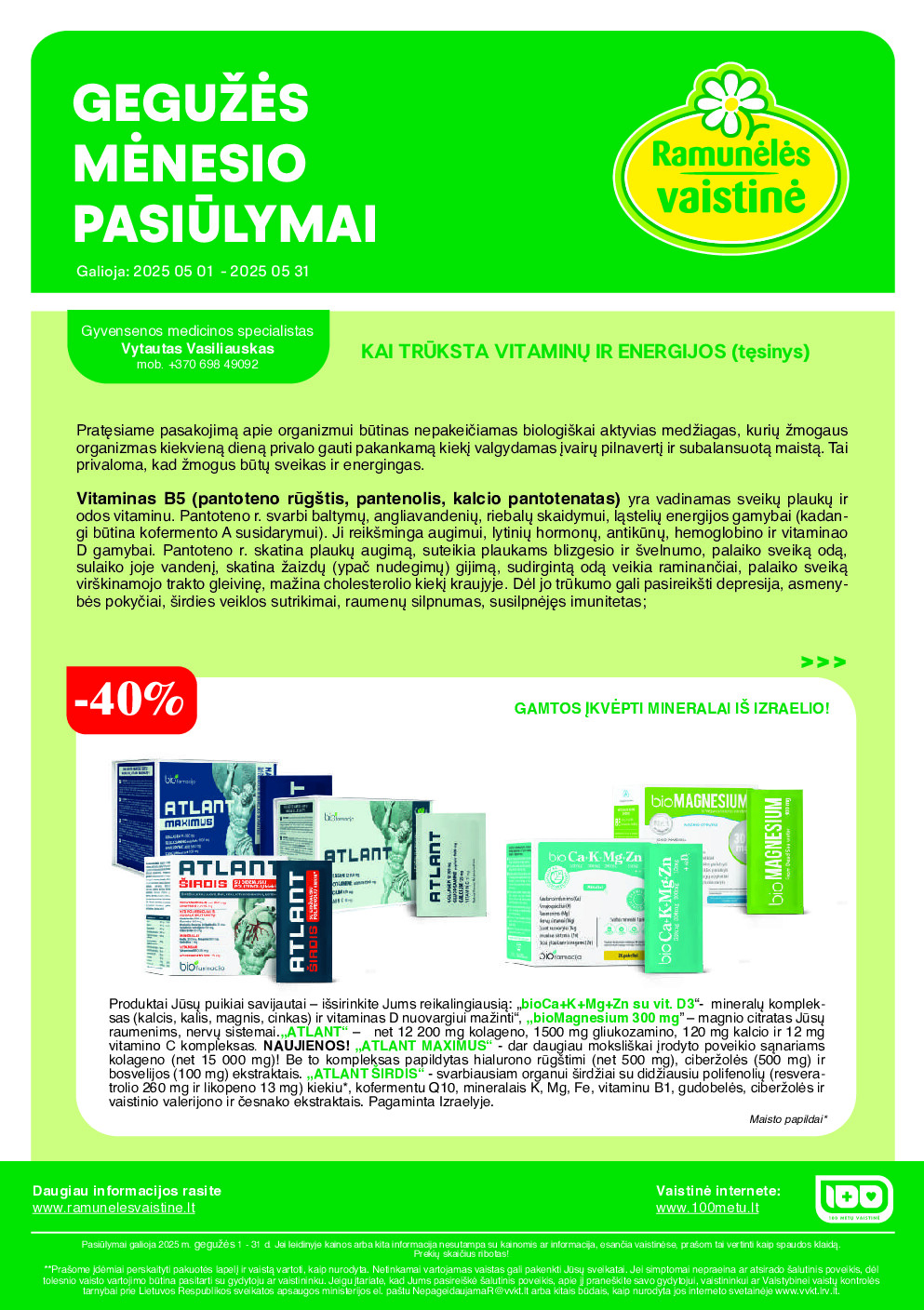 ramuneles - Akcijų leidinys (2025-05-01) - page: 1