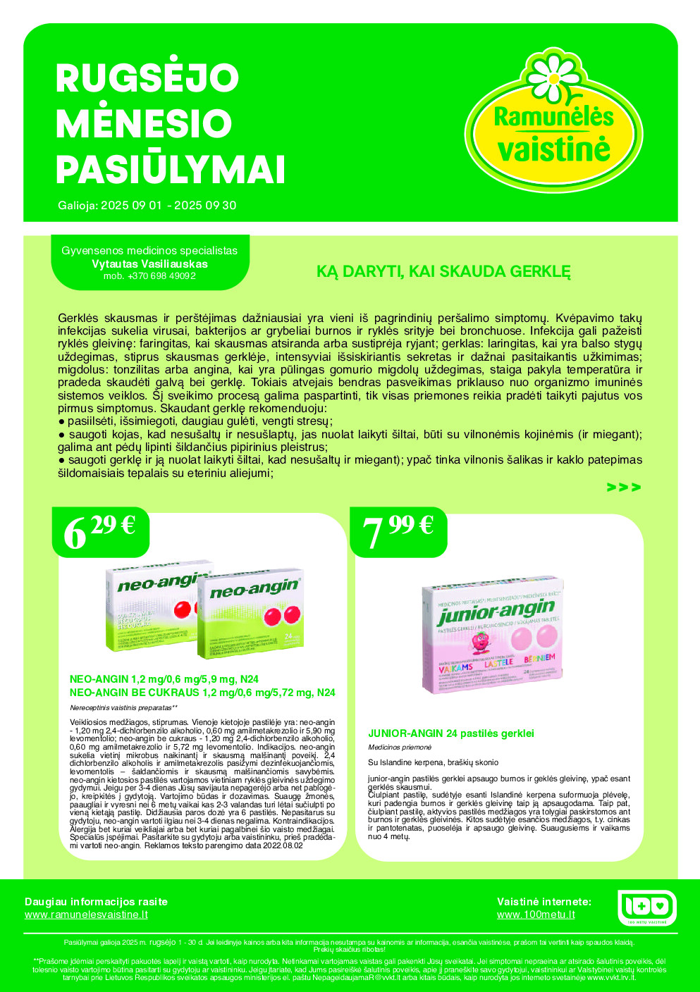 ramuneles - Akcijų leidinys (2025-09-01) - page: 1