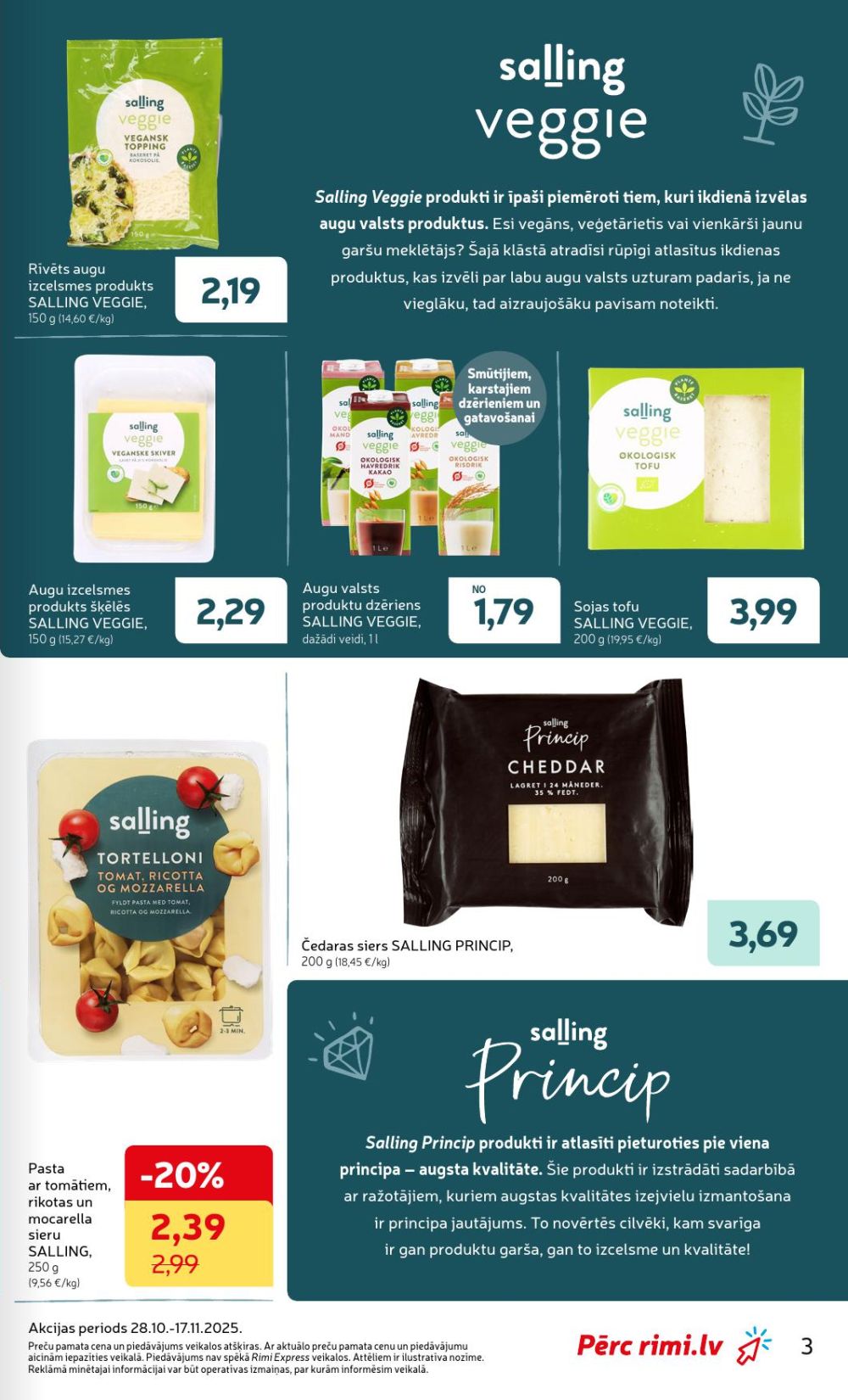 rimi - RIMI - Jaunās "Salling" produkcijas (28.10.2025 - 17.11.2025) - page: 3