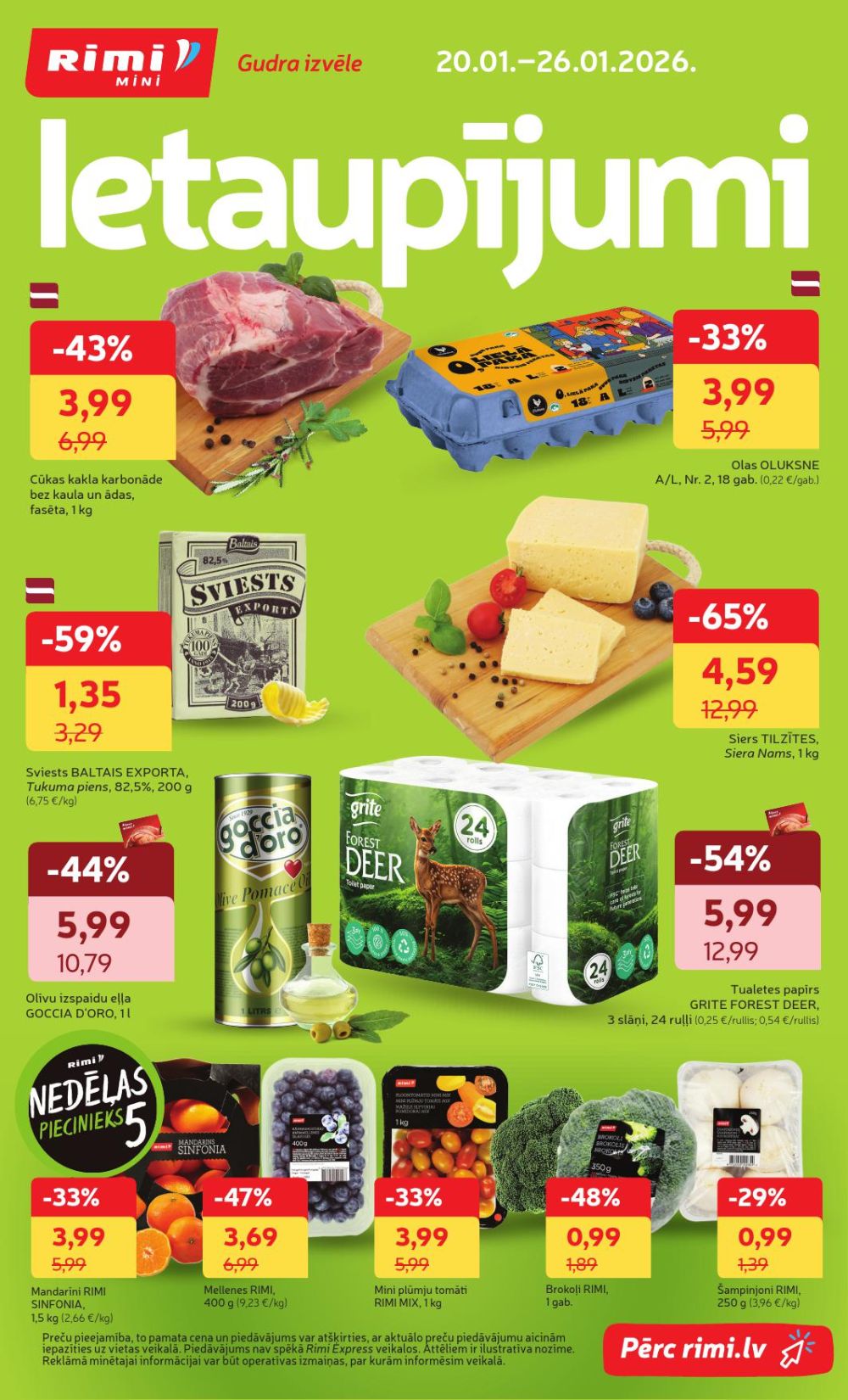 rimi - RIMI - Mini (20.01.2026 - 26.01.2026) - page: 1