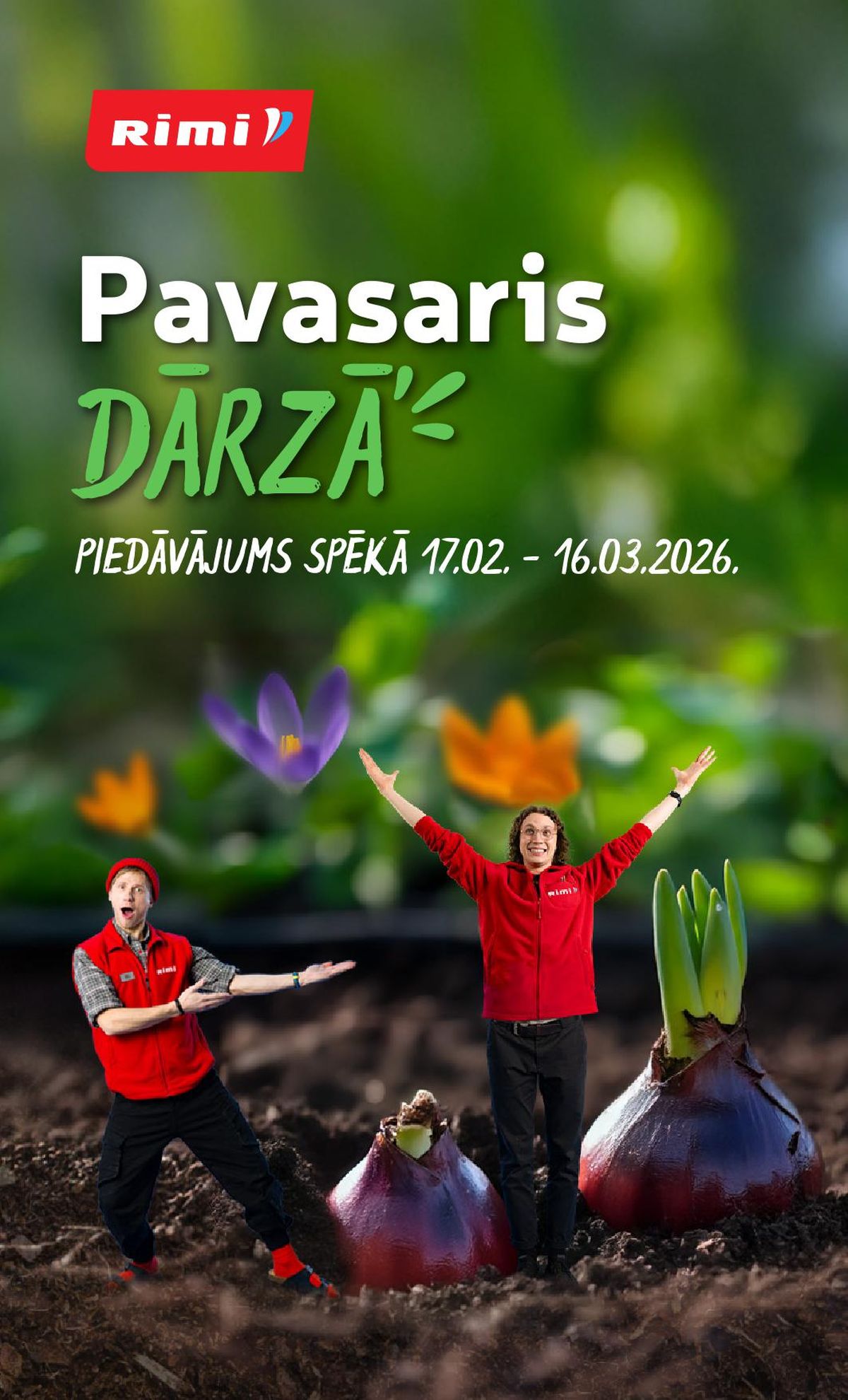 rimi - RIMI - Piedāvājumi dārzam (17.02.2026 - 16.03.2026)