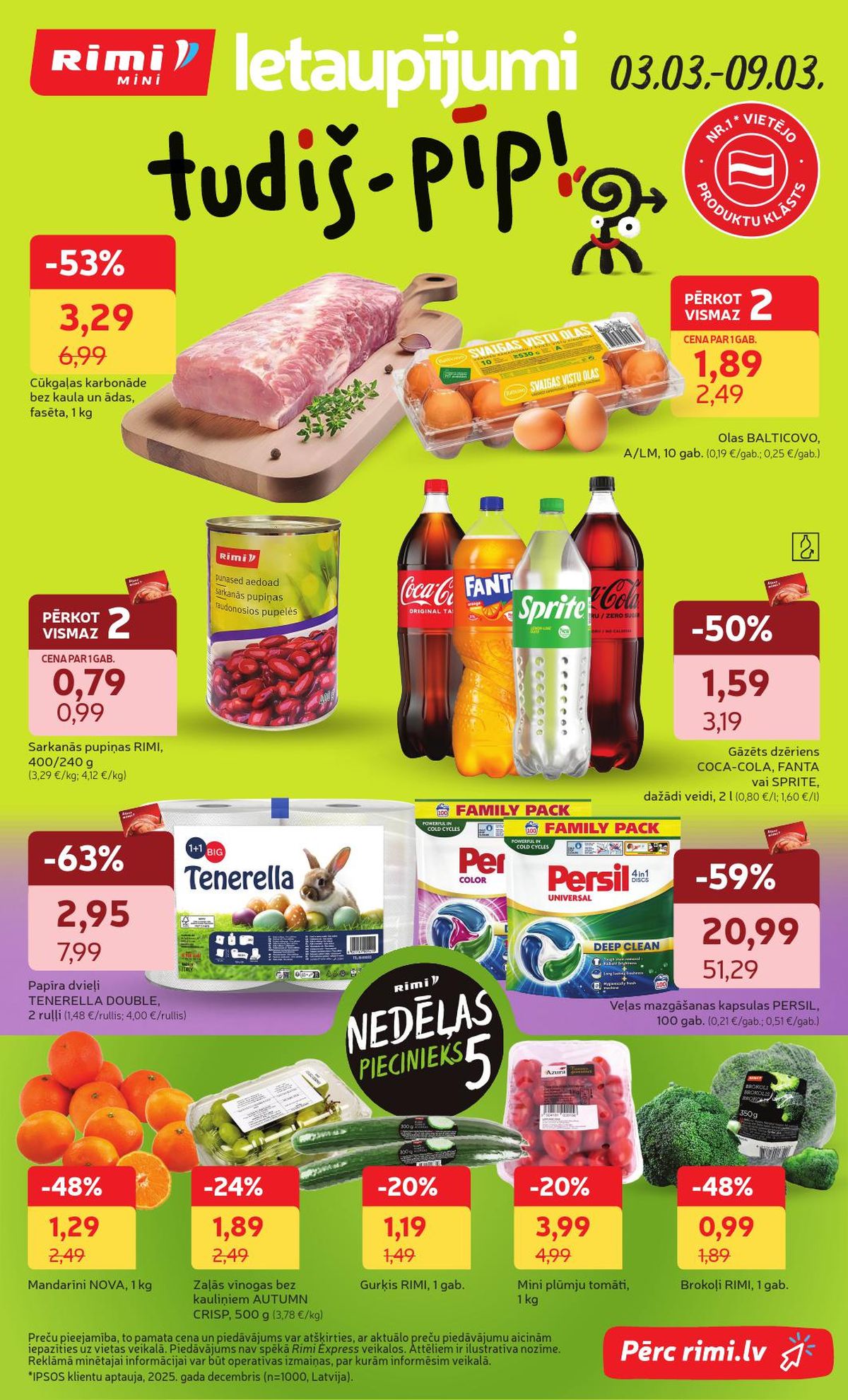 rimi - RIMI - Mini (03.03.2026 - 09.03.2026)