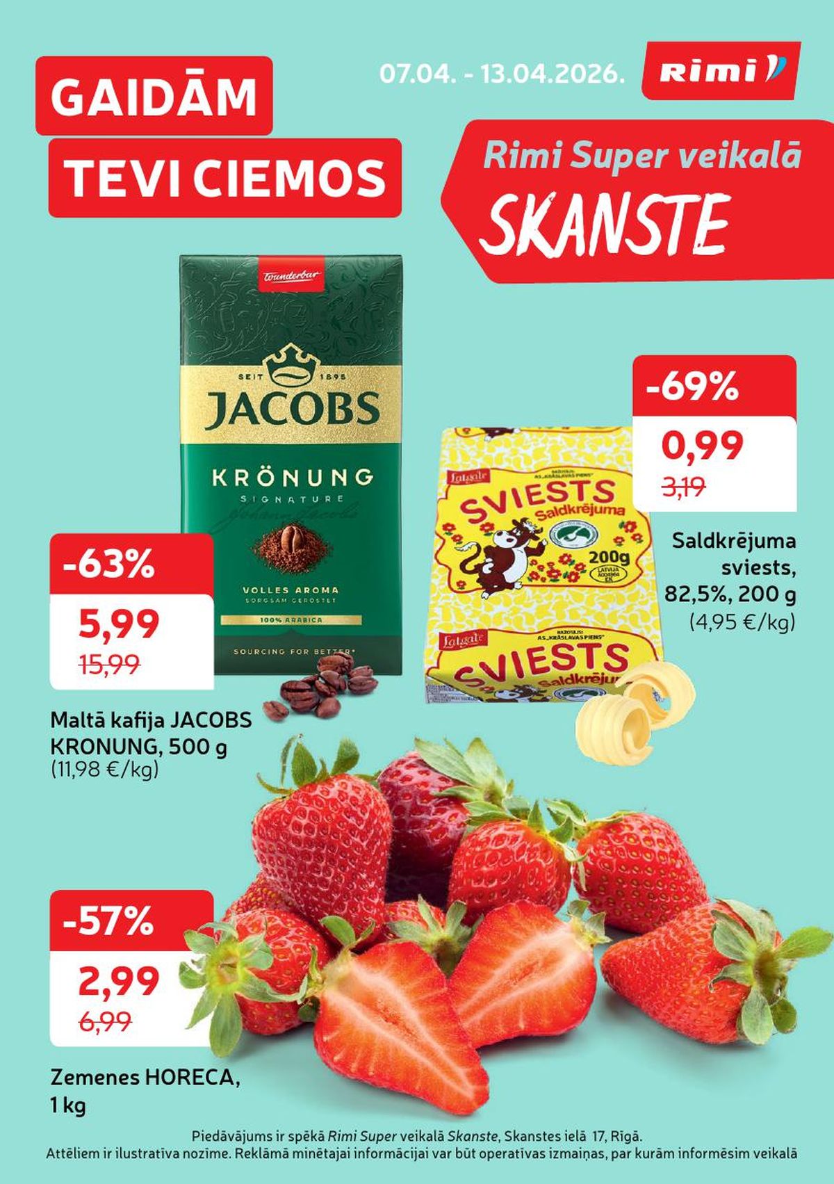 rimi - RIMI - Super Skanste (07.04.2026 - 13.04.2026)