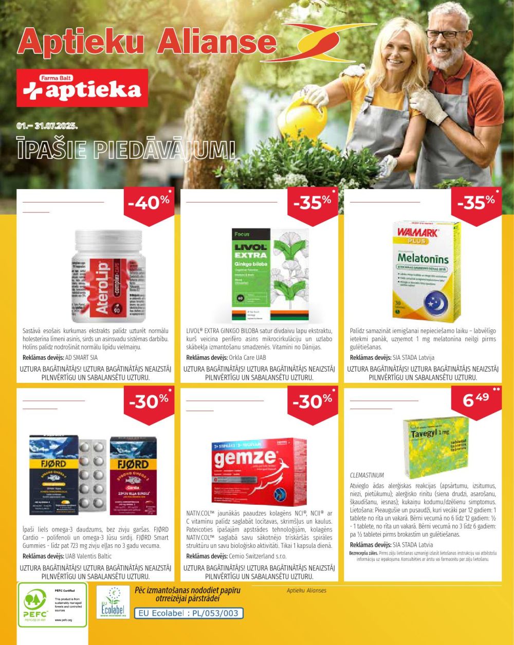 aptieku-alianse - APTIEKU ALIANSE (01.07.2025 - 31.07.2025)
