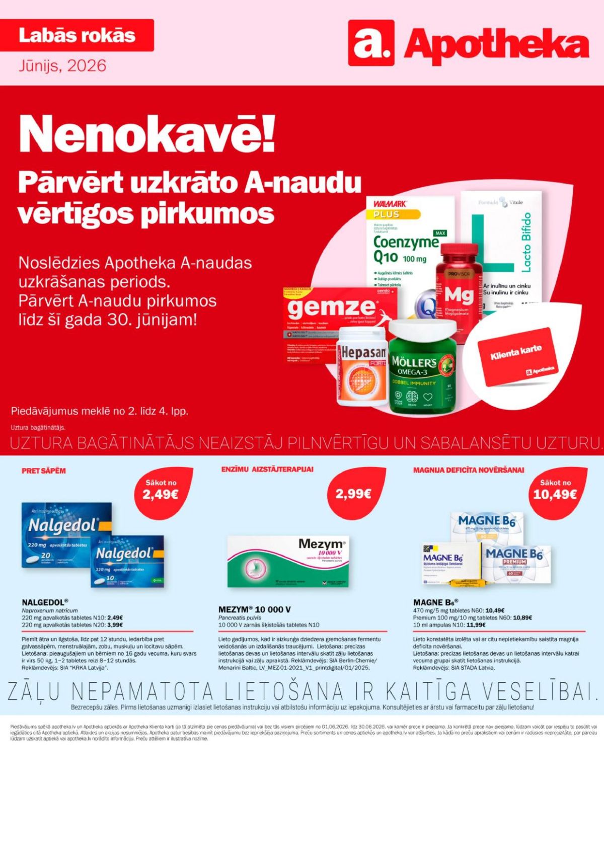 apotheka - APOTHEKA (01.06.2026 - 30.06.2026)