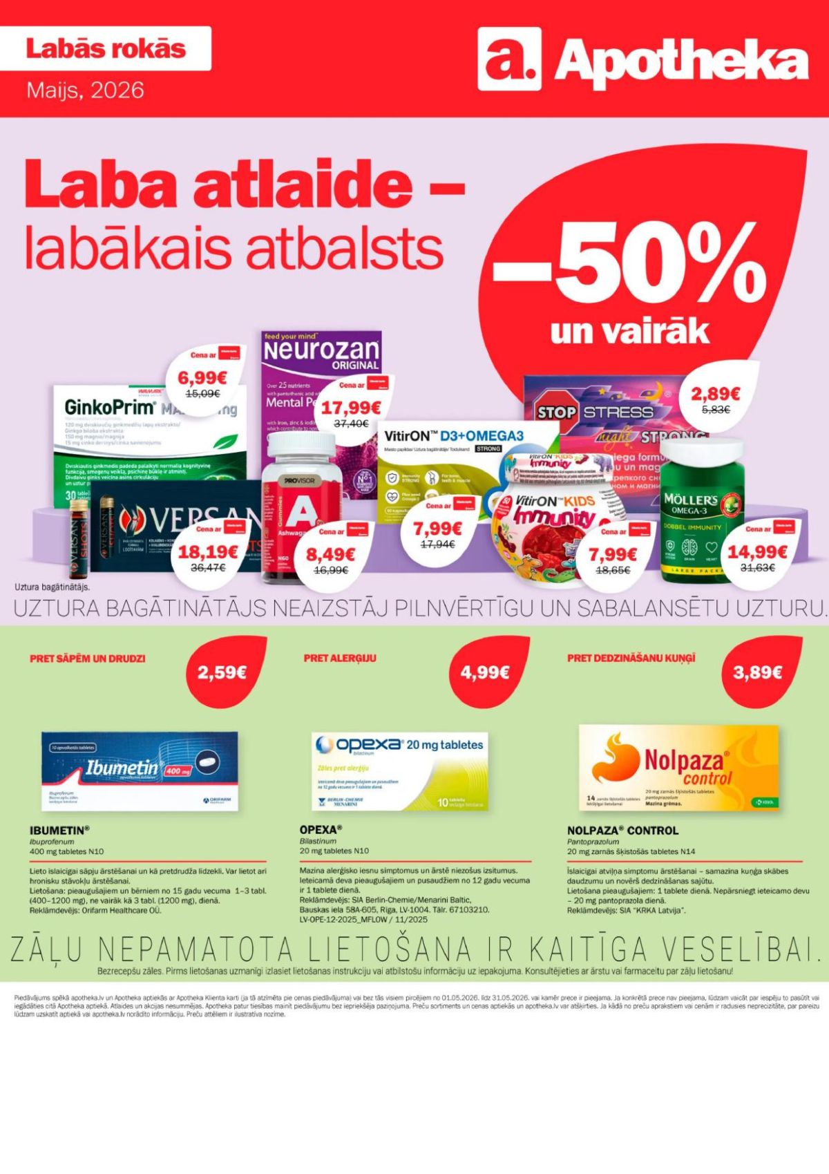 apotheka - APOTHEKA (01.05.2026 - 31.05.2026)