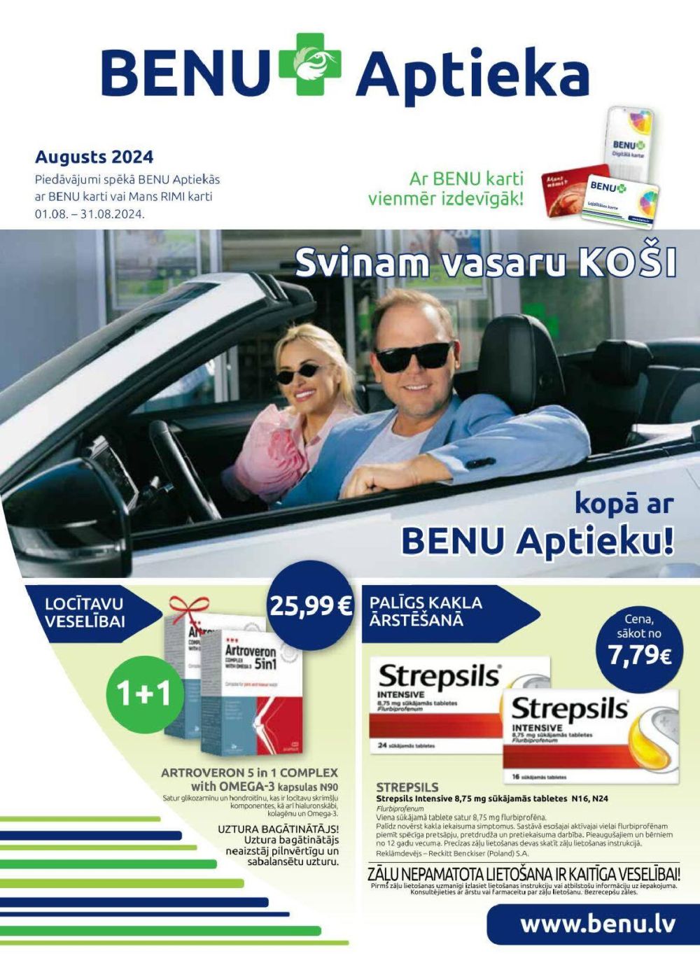 benu - BENU APTIEKA (01.08.2024 - 31.08.2024)