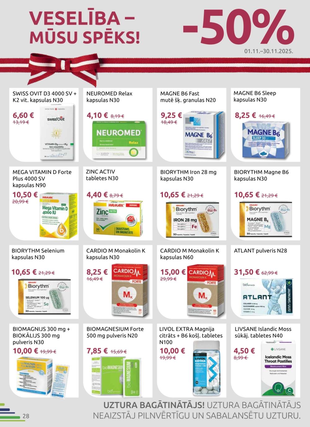 benu - BENU APTIEKA (01.11.2025 - 30.11.2025) - page: 28
