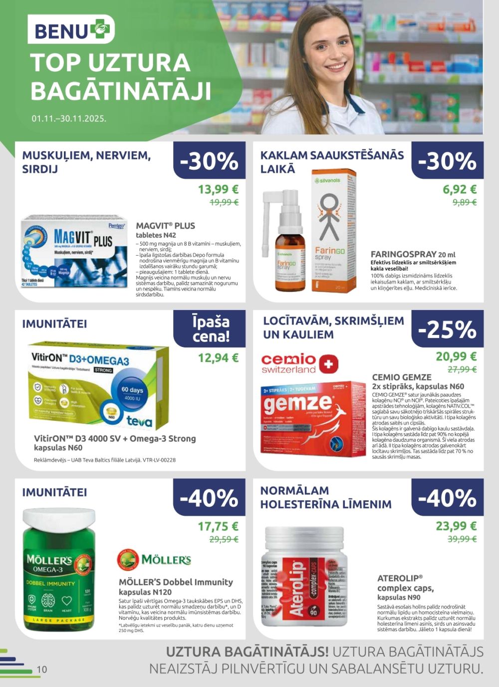 benu - BENU APTIEKA (01.11.2025 - 30.11.2025) - page: 10
