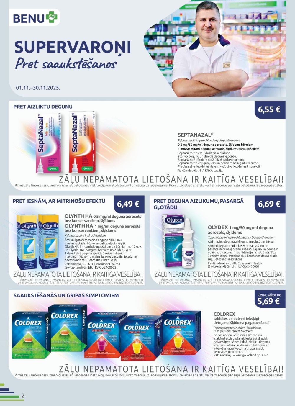 benu - BENU APTIEKA (01.11.2025 - 30.11.2025) - page: 2
