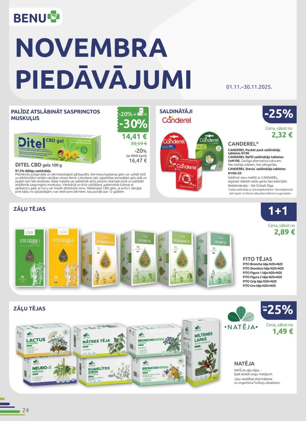 benu - BENU APTIEKA (01.11.2025 - 30.11.2025) - page: 24