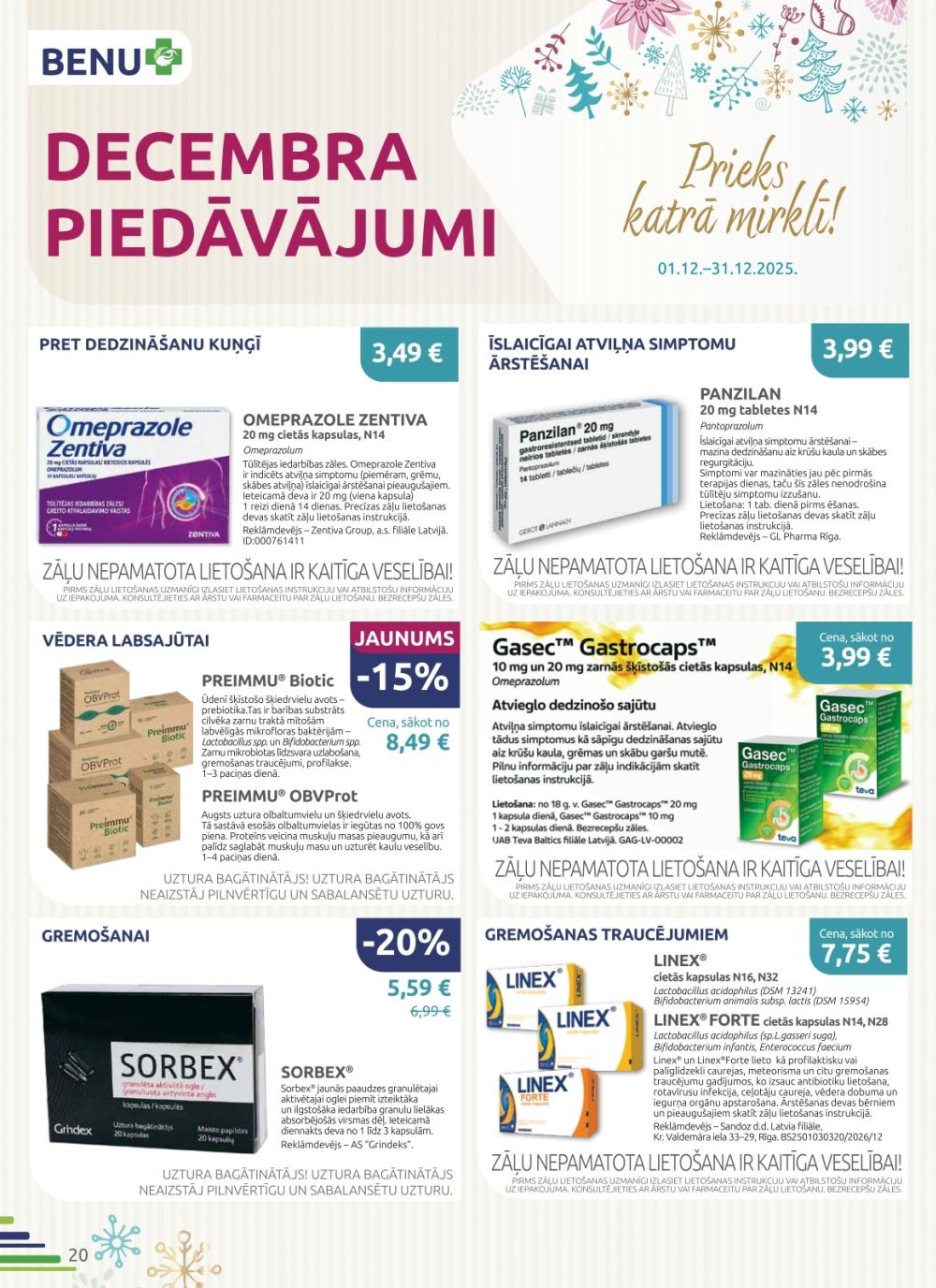 benu - BENU APTIEKA (01.12.2025 - 31.12.2025) - page: 20