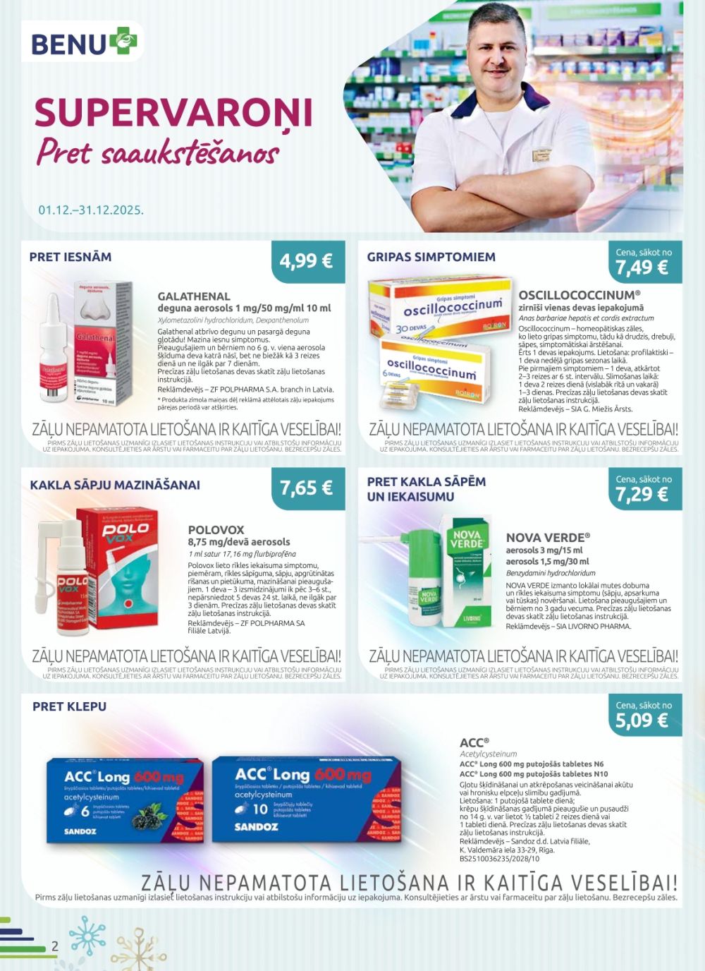 benu - BENU APTIEKA (01.12.2025 - 31.12.2025) - page: 2